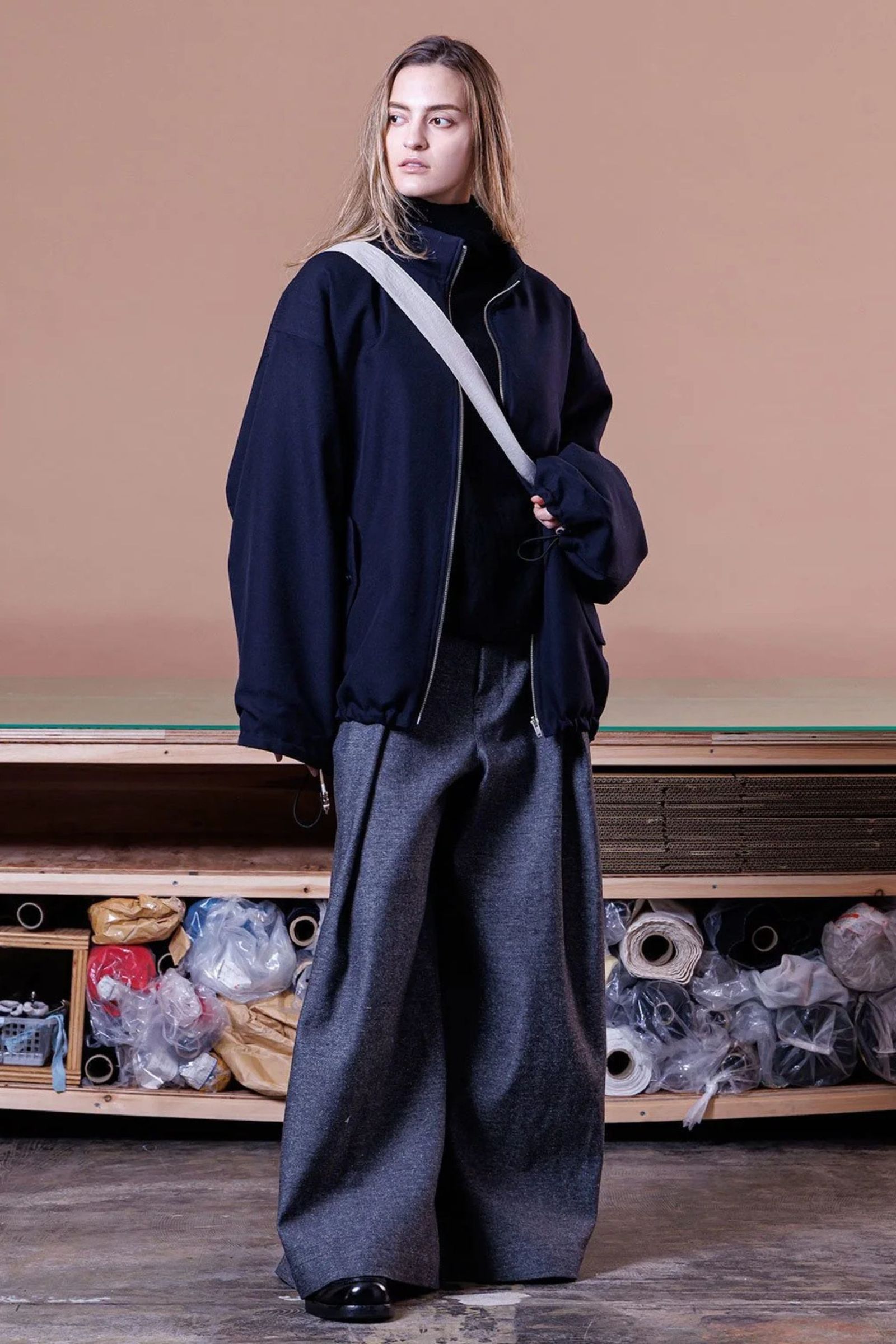 BISHU OLD SURGE Reversible Blouson | NAVY | リバーシブルブルゾン