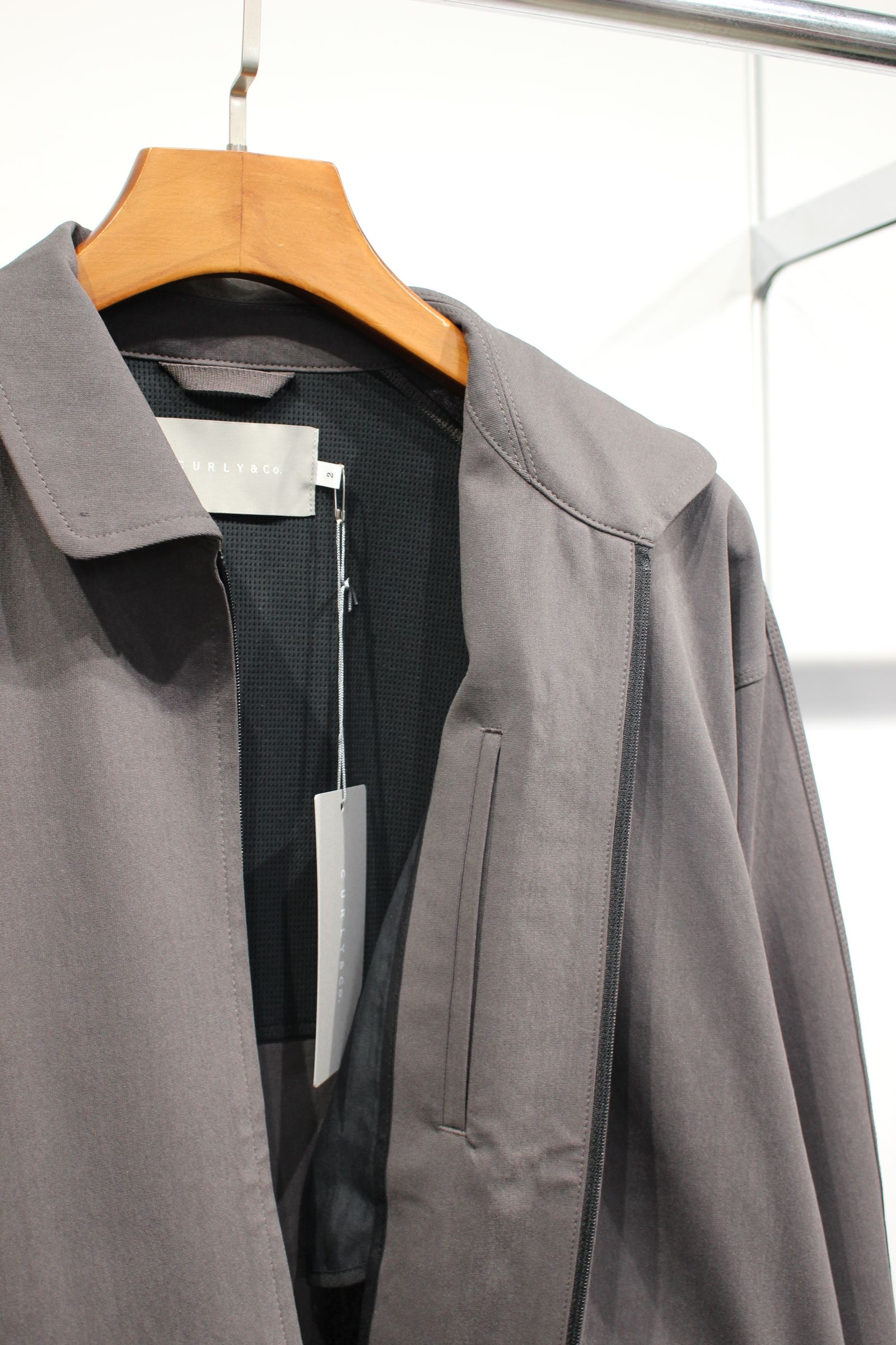 [ラスト1点] TRICOT HARRINGTON JACKET | CHARCOAL | ジャケット