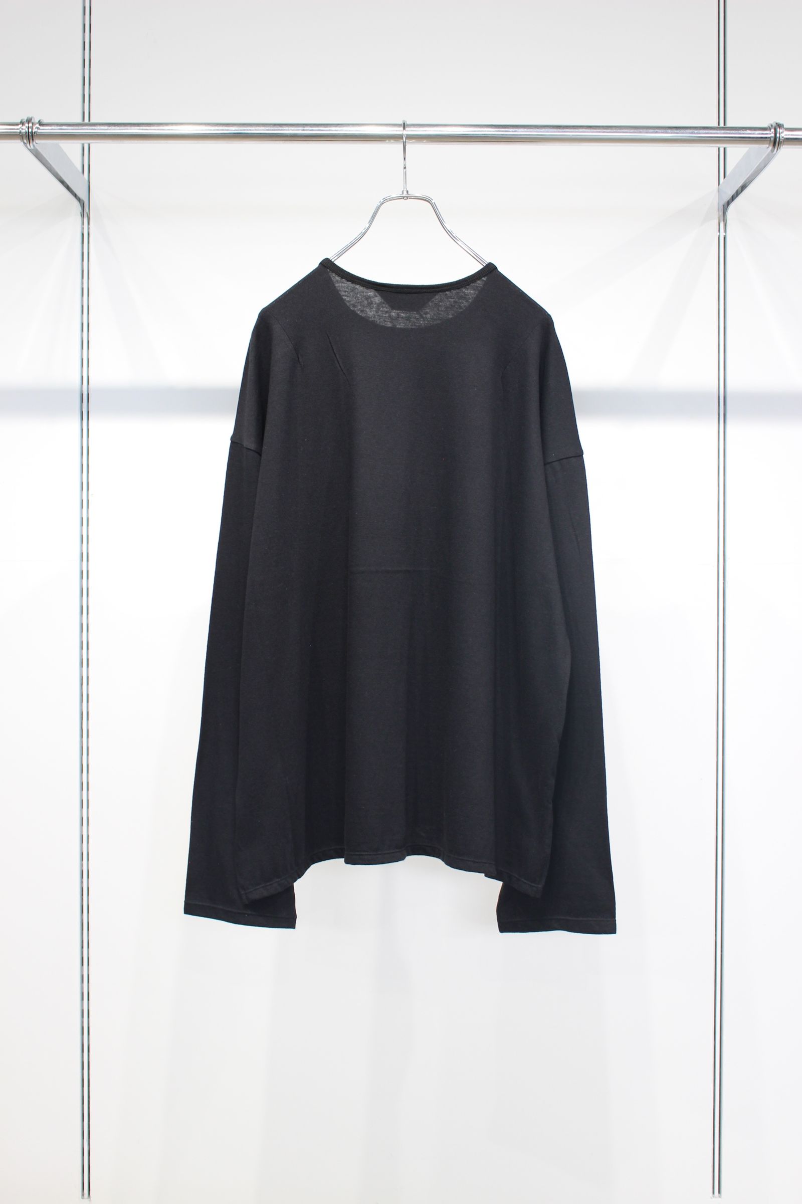 C/R LS T-SHIRT | BLACK | カットソー