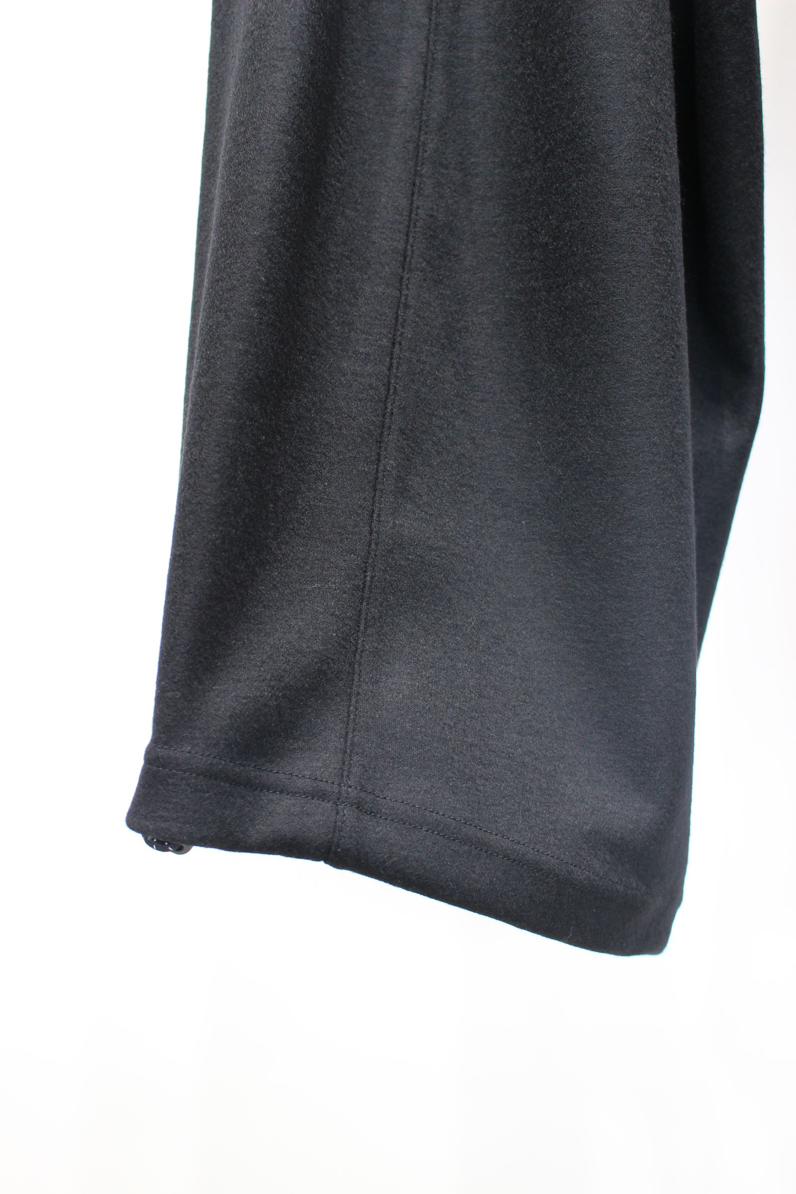 WIDE TUCK WOOL PANTS | BLACK | イージーパンツ