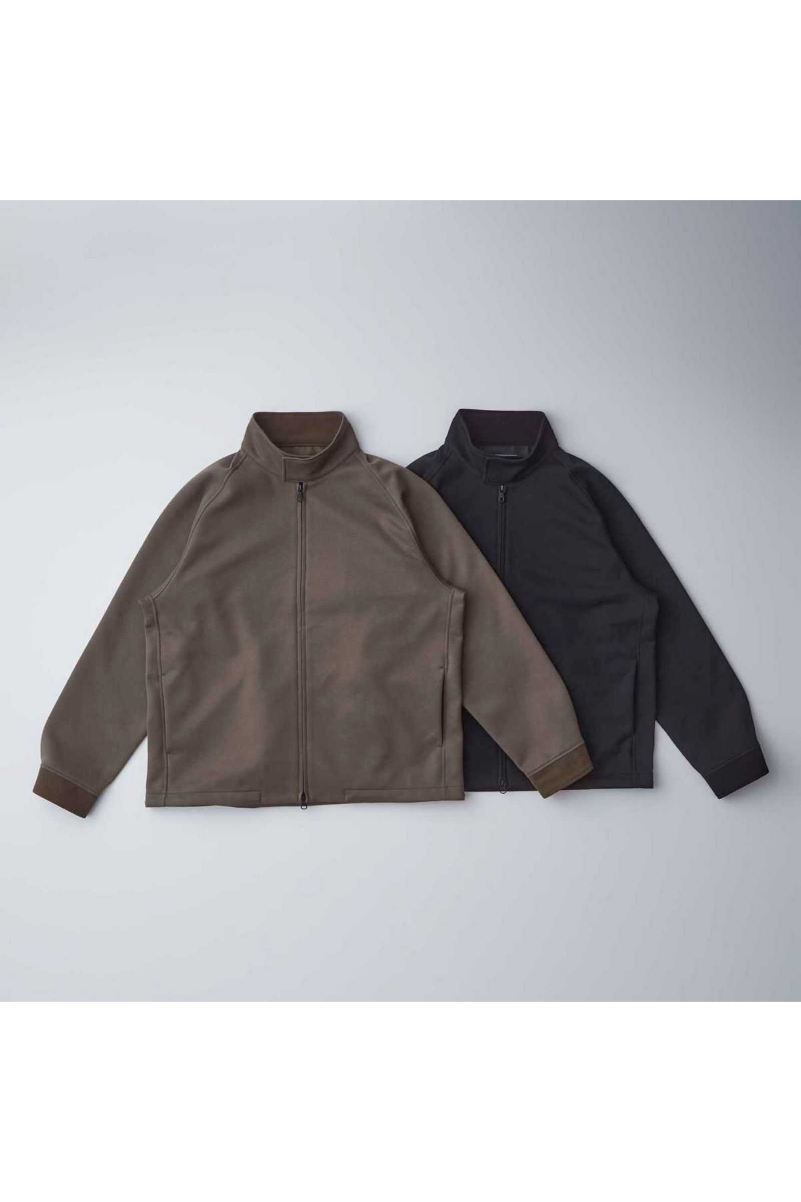 RELAXIN HARRINGTON JACKET -solid-/MOCHA