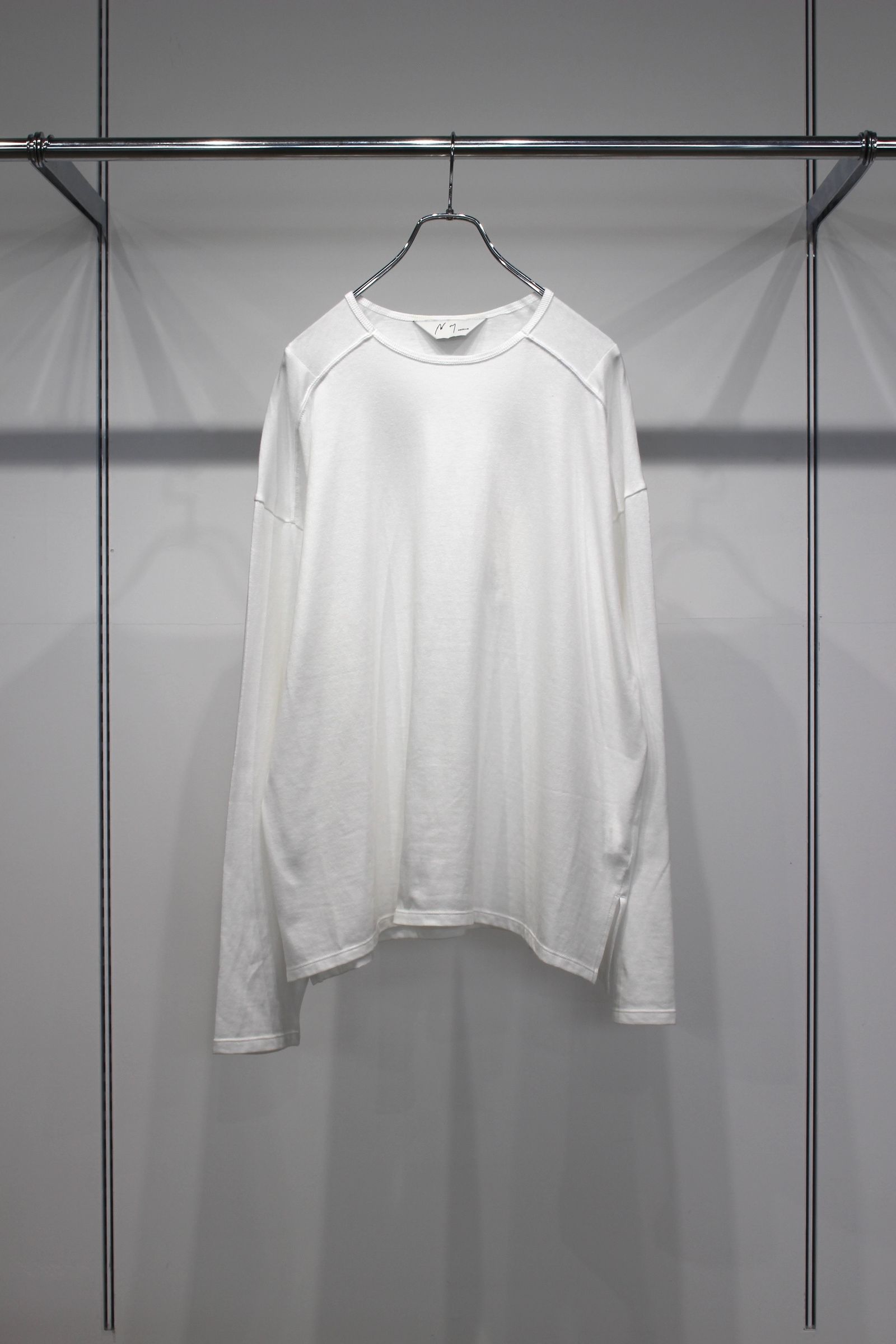 C/R LS T-SHIRT | WHITE | カットソー