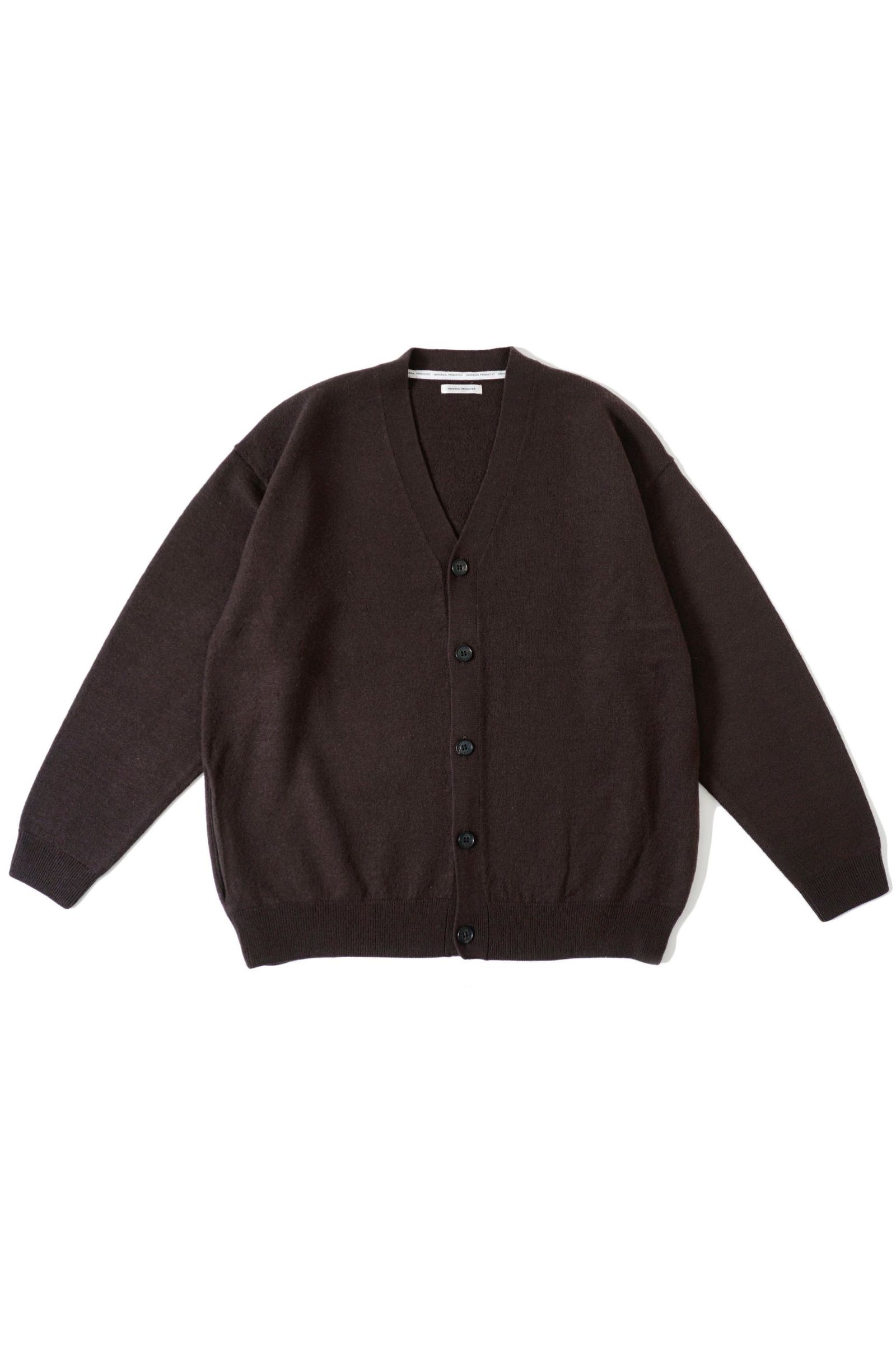 UNIVERSAL PRODUCTS - FELTED MERINO WOOL KNIT CARDIGAN/カーディガン