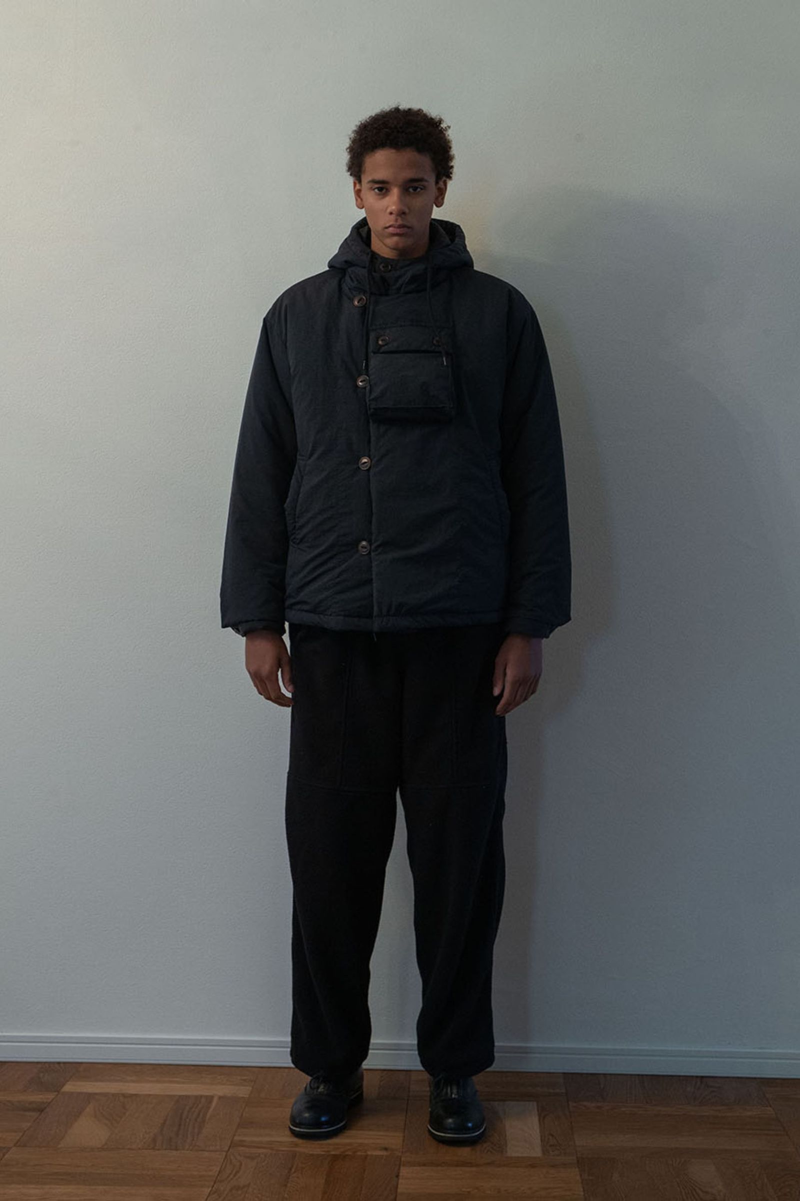 [ラスト1点] Light parka | BLACK | ヘビーアウター