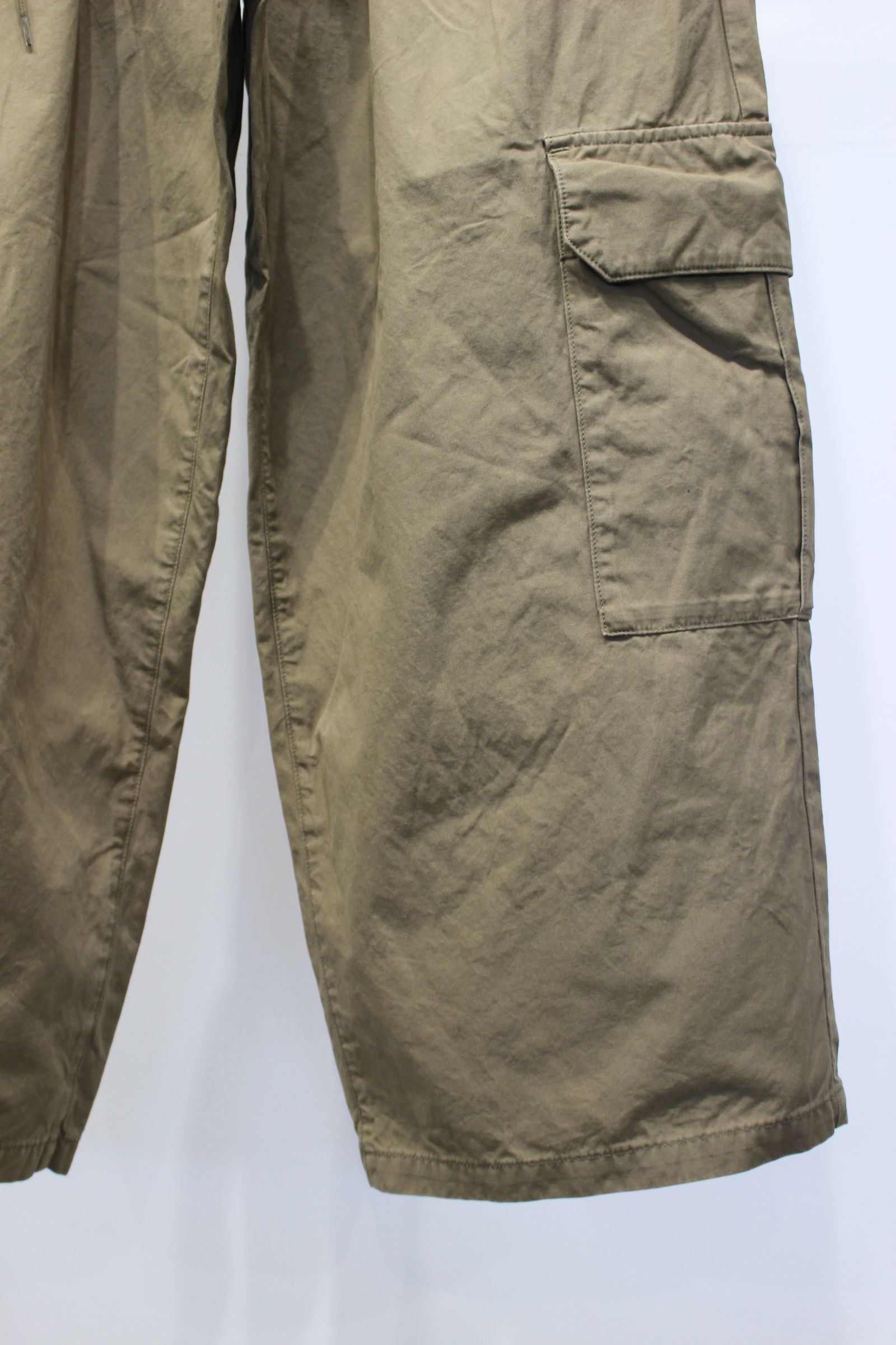 POPLIN CARGO PANTS | OLIVE | カーゴパンツ