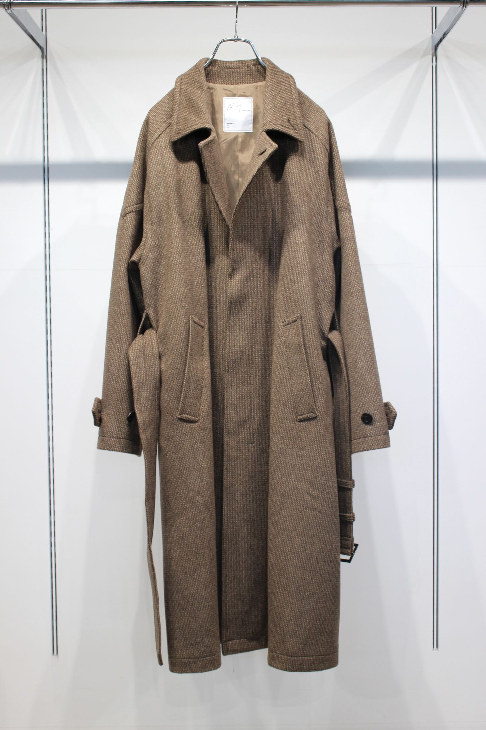 WOOL BLANKET BALMACAAN COAT | BEIGE | コート