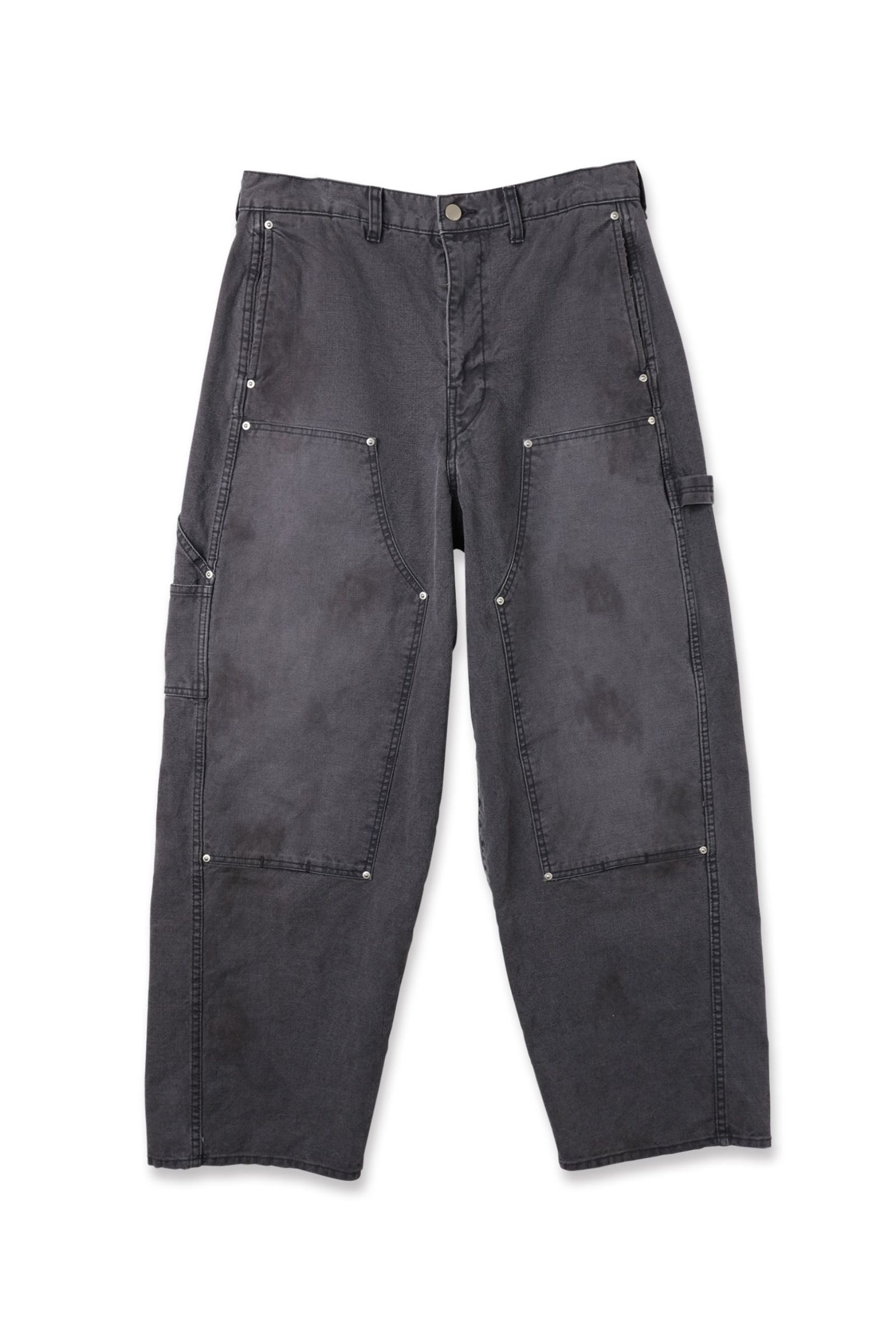 DUCK DOUBLE KNEE PANTS | BLACK | ダブルニーパンツ