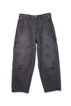 DUCK DOUBLE KNEE PANTS | BLACK | ダブルニーパンツ