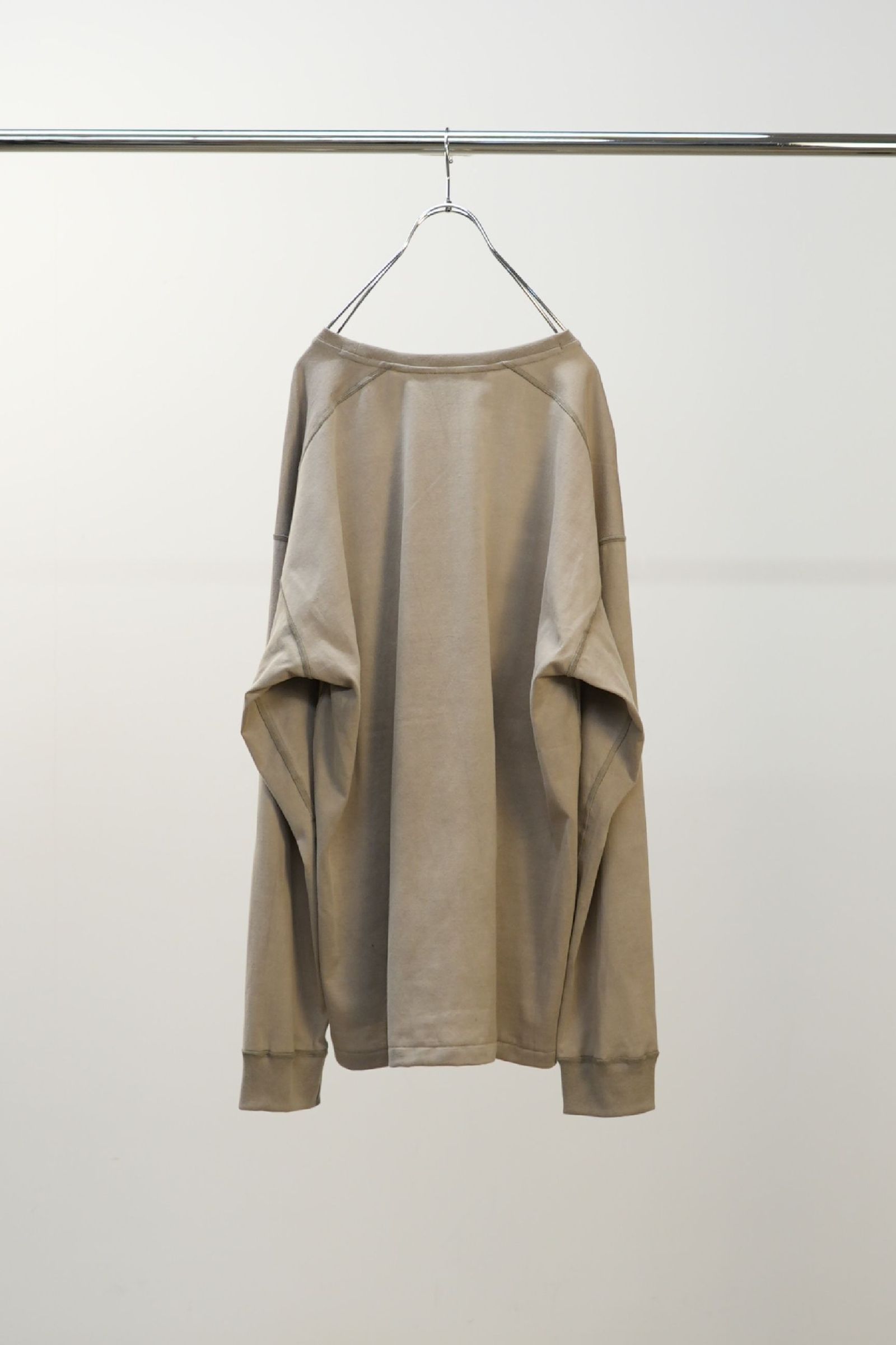 UNEVENNESS LS T-SHIRT | GRAY | カットソー