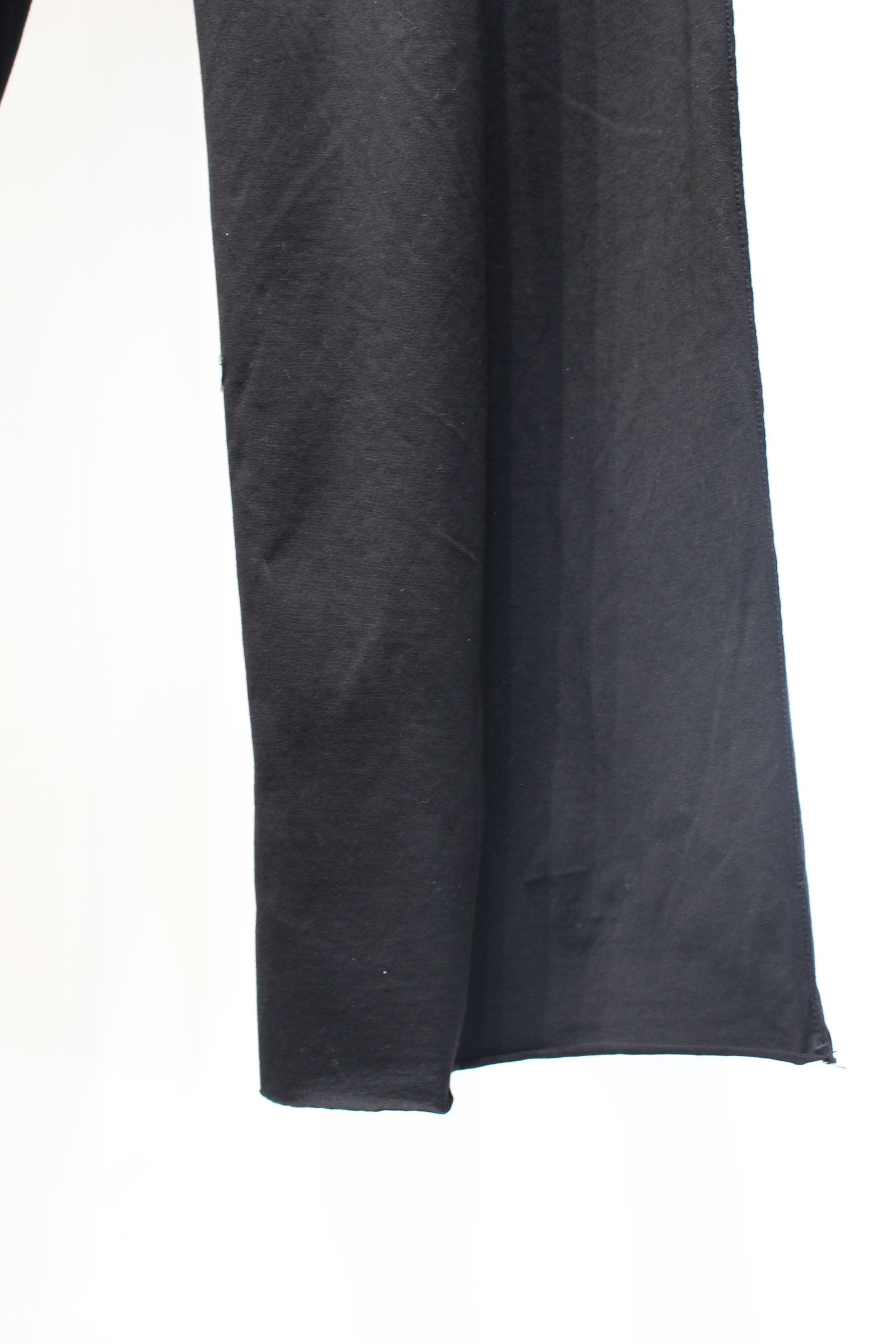[ラスト1点] CUT GATHER EASY PANTS | BLACK | スラックス
