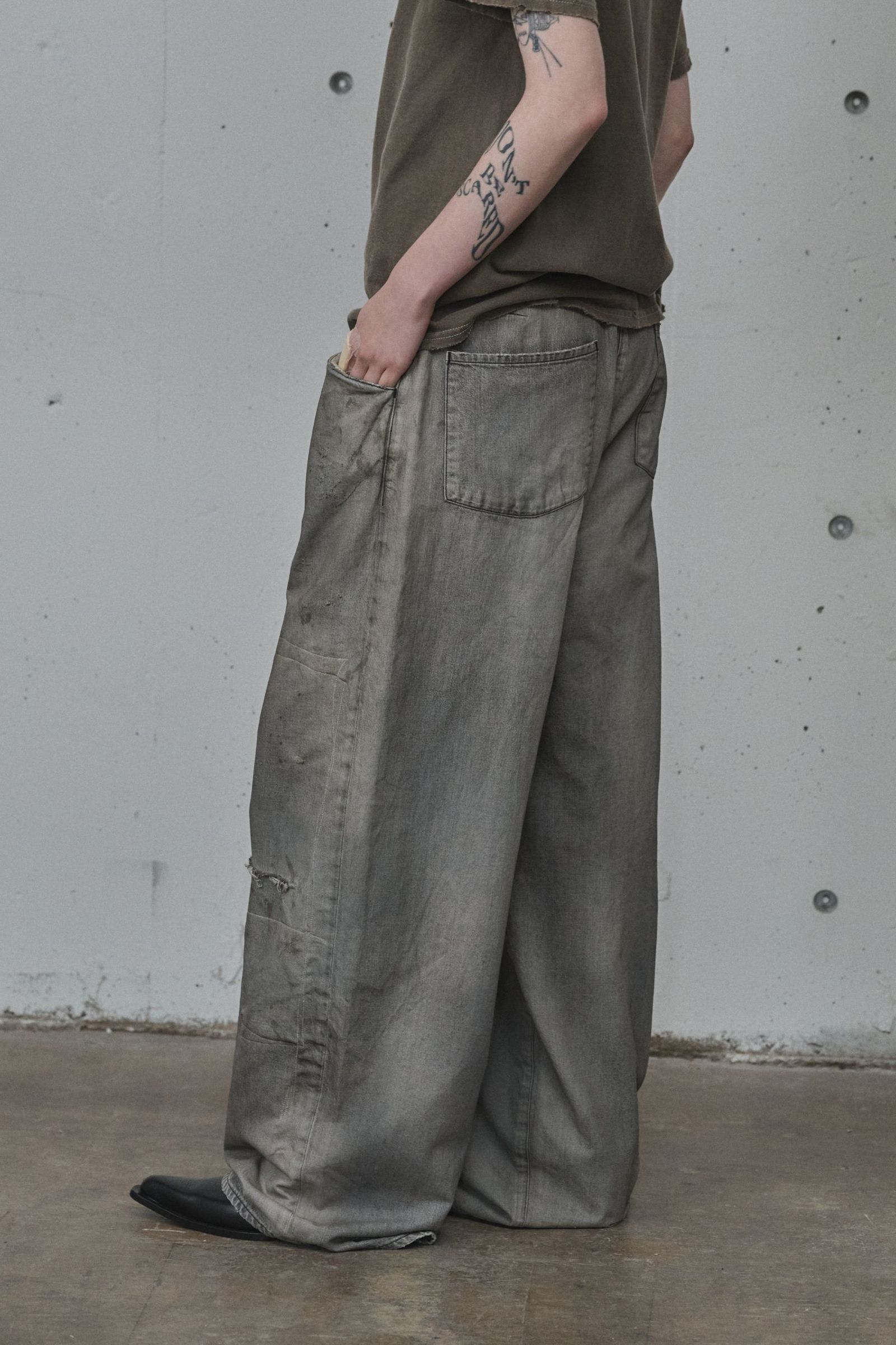 #06 10oz AGING type-A | BLACK | デニムパンツ