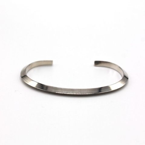 U223 " SLOPE/4mm " BANGLE | SILVER950 | バングル