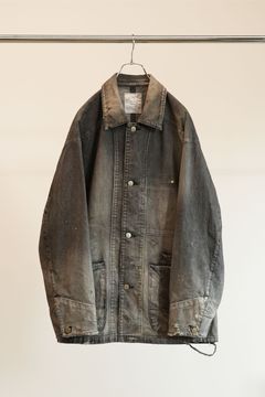 DENIM COVERALL | BLACK | カバーオール
