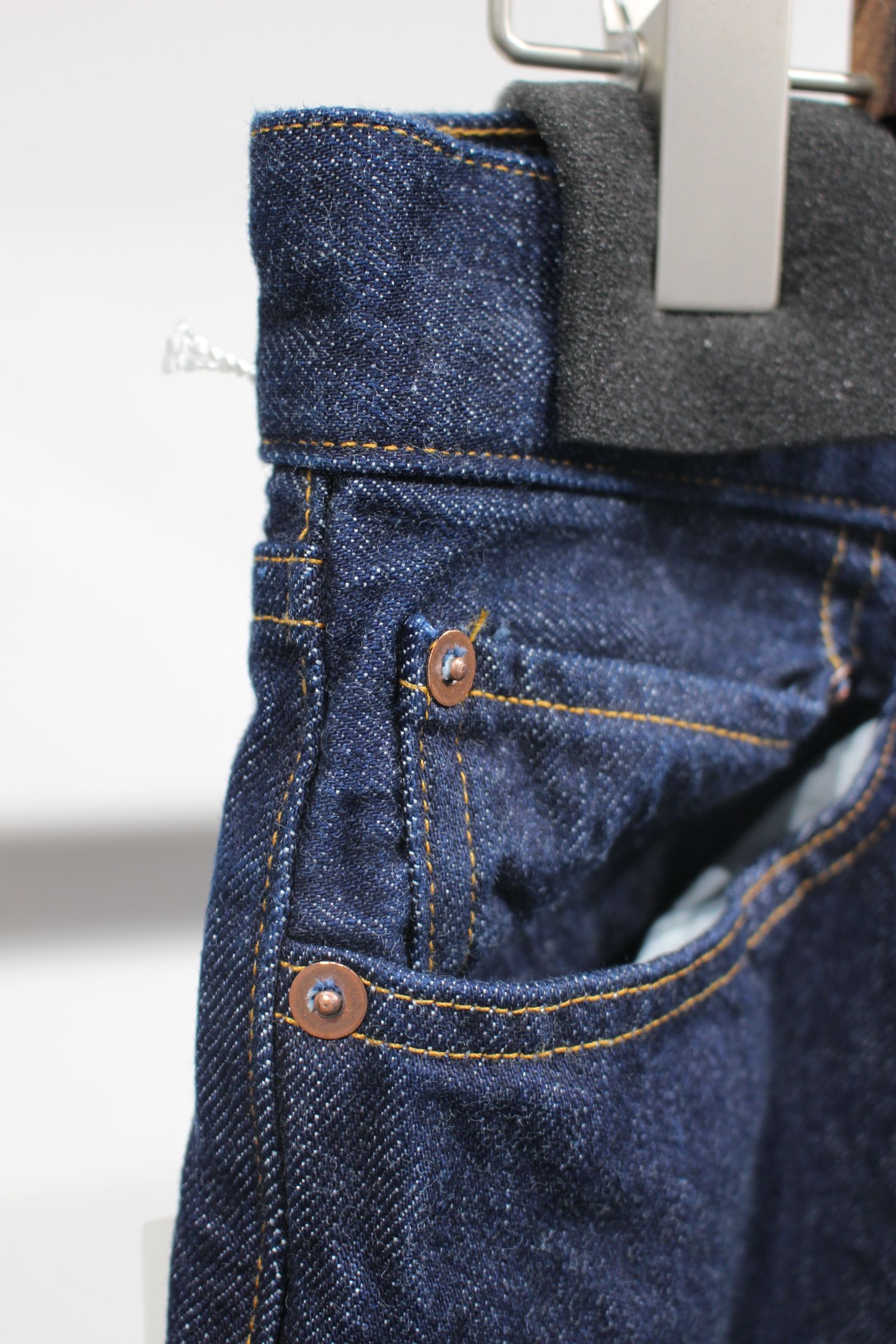 40'S MIL BAGGY ZIPPED SHUTTLE DENIM TROUSERS/デニムパンツ
