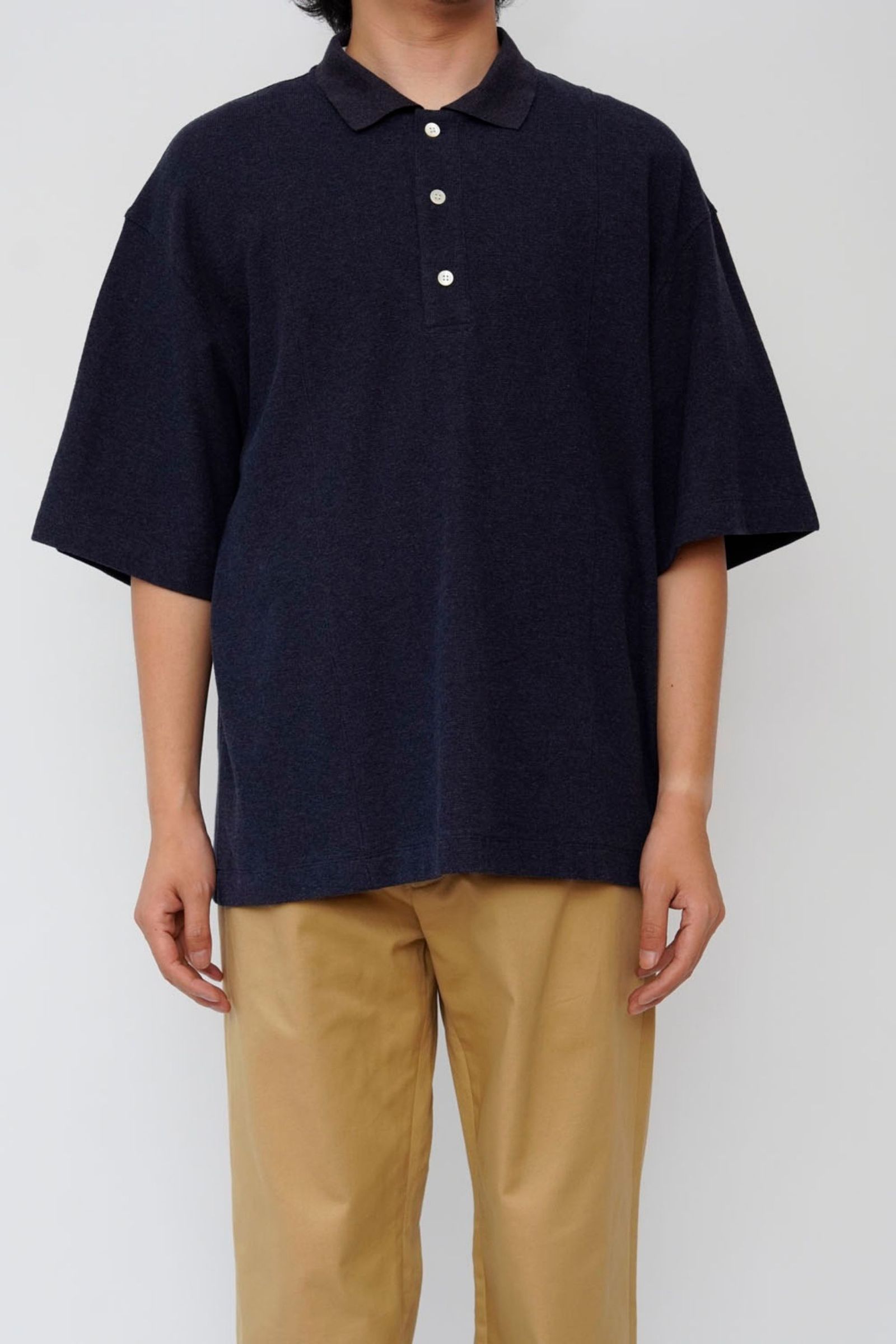 SALE】EVCON(エビコン) COTTON L/S KNIT POLO - COLDBECK ONLINE
