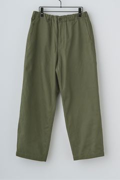 ARON EZ TROUSERS “twill” | OLIVE | パンツ