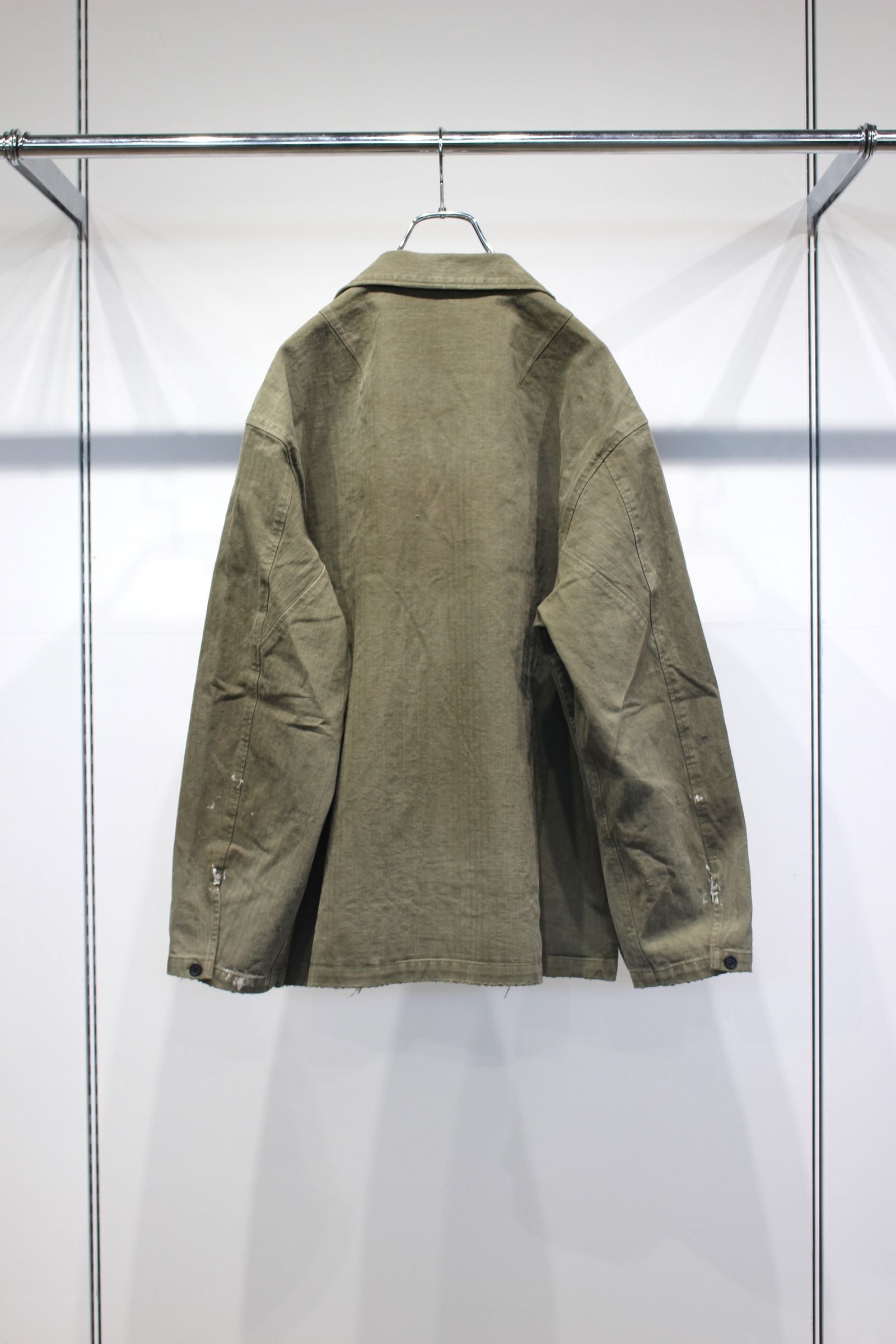 HERRINGBONE WORK SHIRT | M.GREEN | ワークシャツ