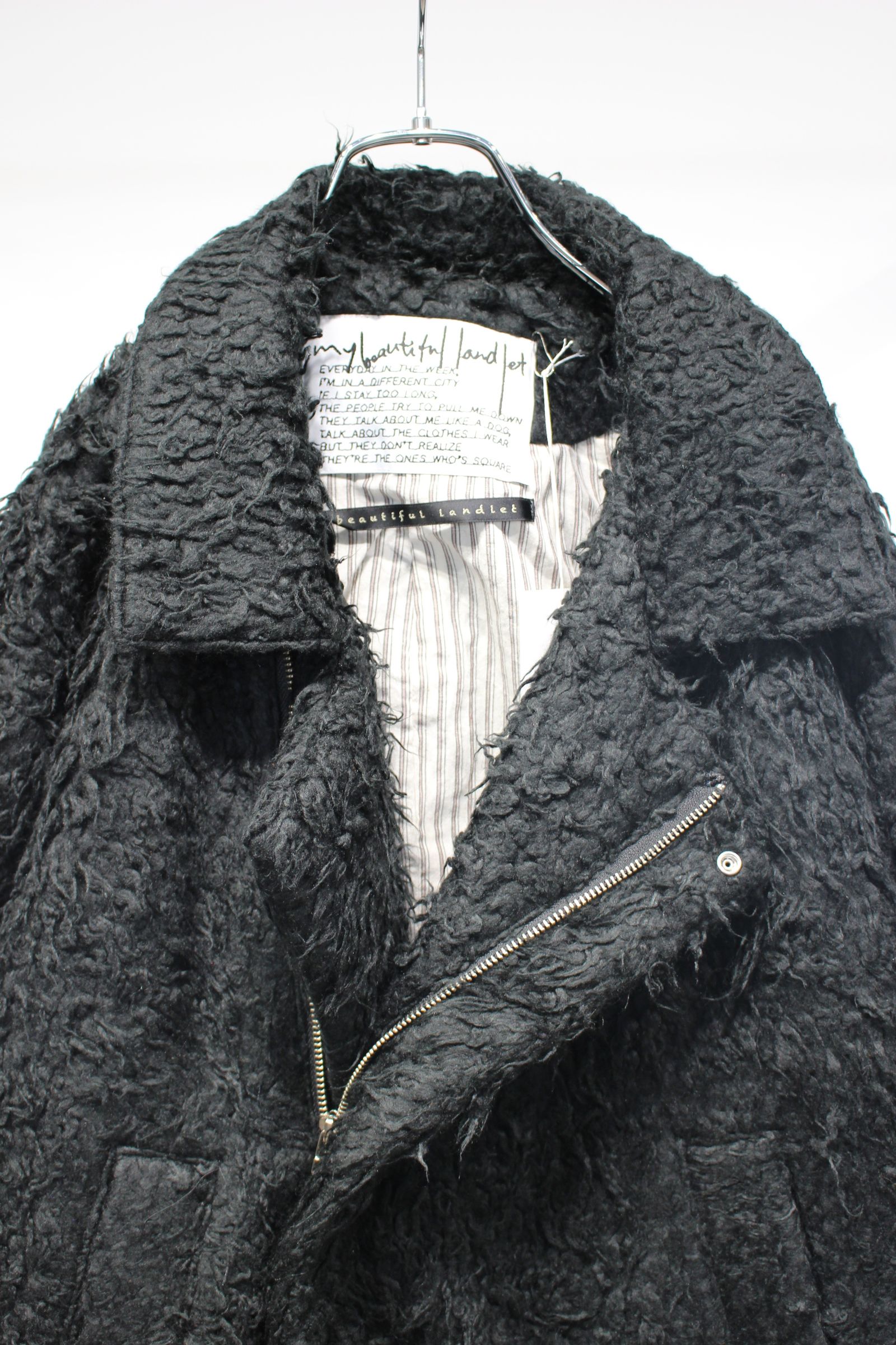 SHAGGY RIDERS JACKET | BLACK | ライダースジャケット