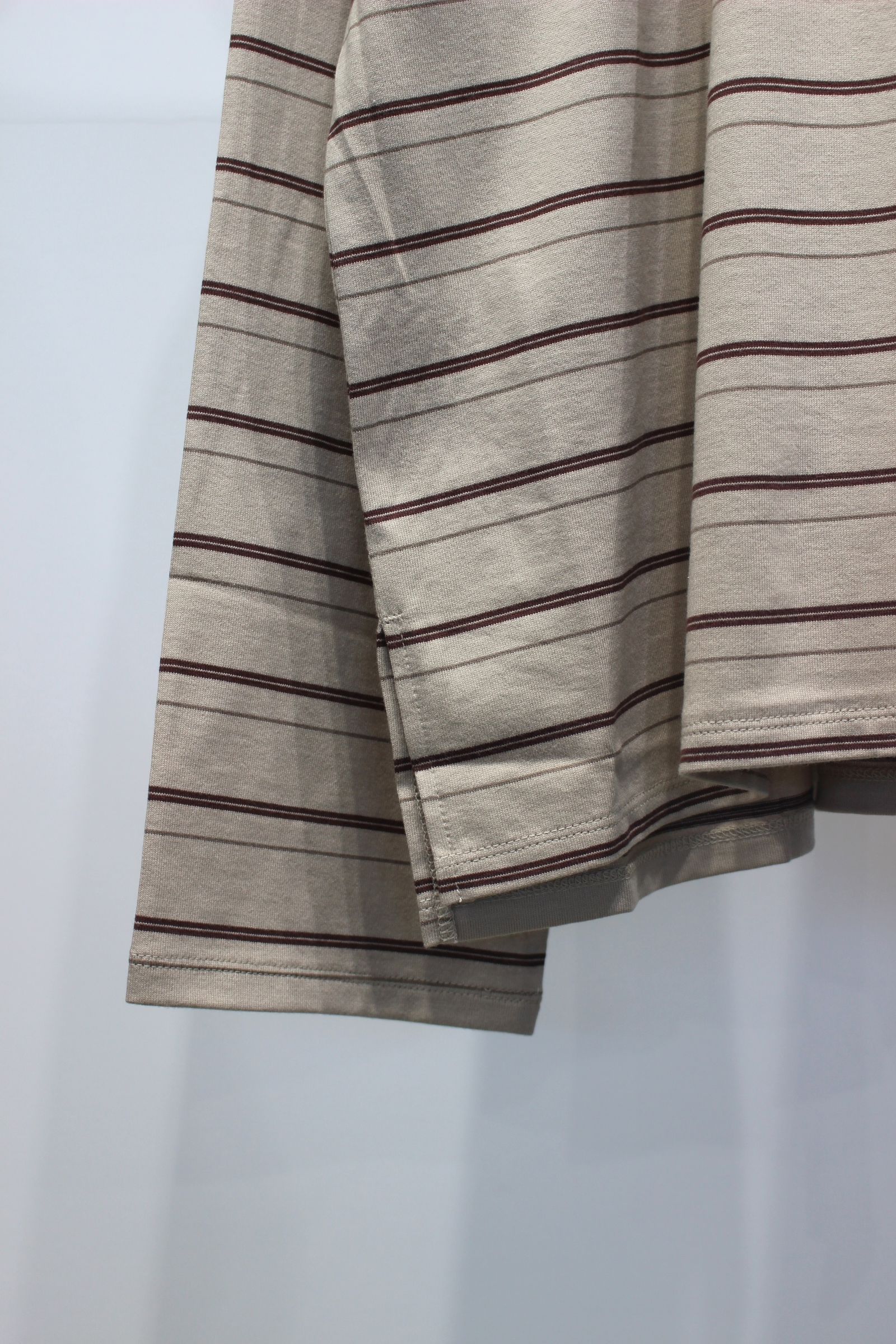 BORDER LS T-SHIRT | BEIGE | カットソー