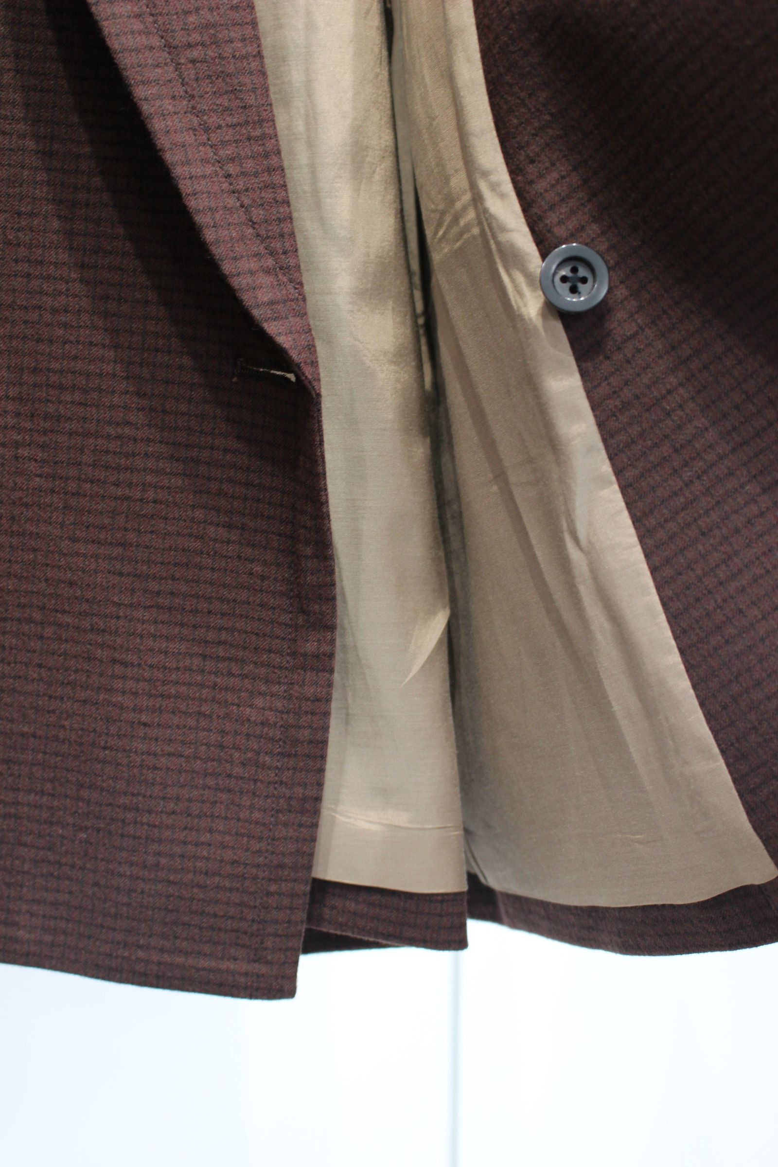 DOUBLE TAILORED JACKET | WOOL BELTED WIDE SLACKS | GRAPH CHECK | セットアップ