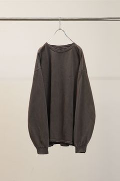 EMBROIDERY DYED LS | BROWN | カットソー