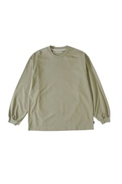 L/S T-SHIRT/LIGHT KHAKI