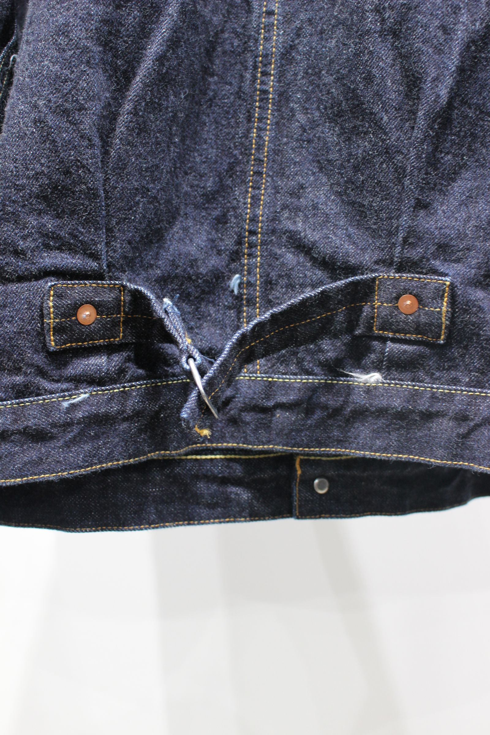 WASH HEAVY KIBATA SHUTTLE HYPER BIG WWII "1ST" DENIM JACKET | NAVY | デニムジャケット