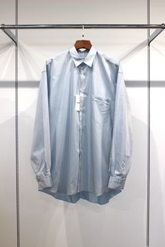 HYPER BIG 200/2 SUPIMA TWILL REGULAR COLLAR SHIRT/L.BLUE