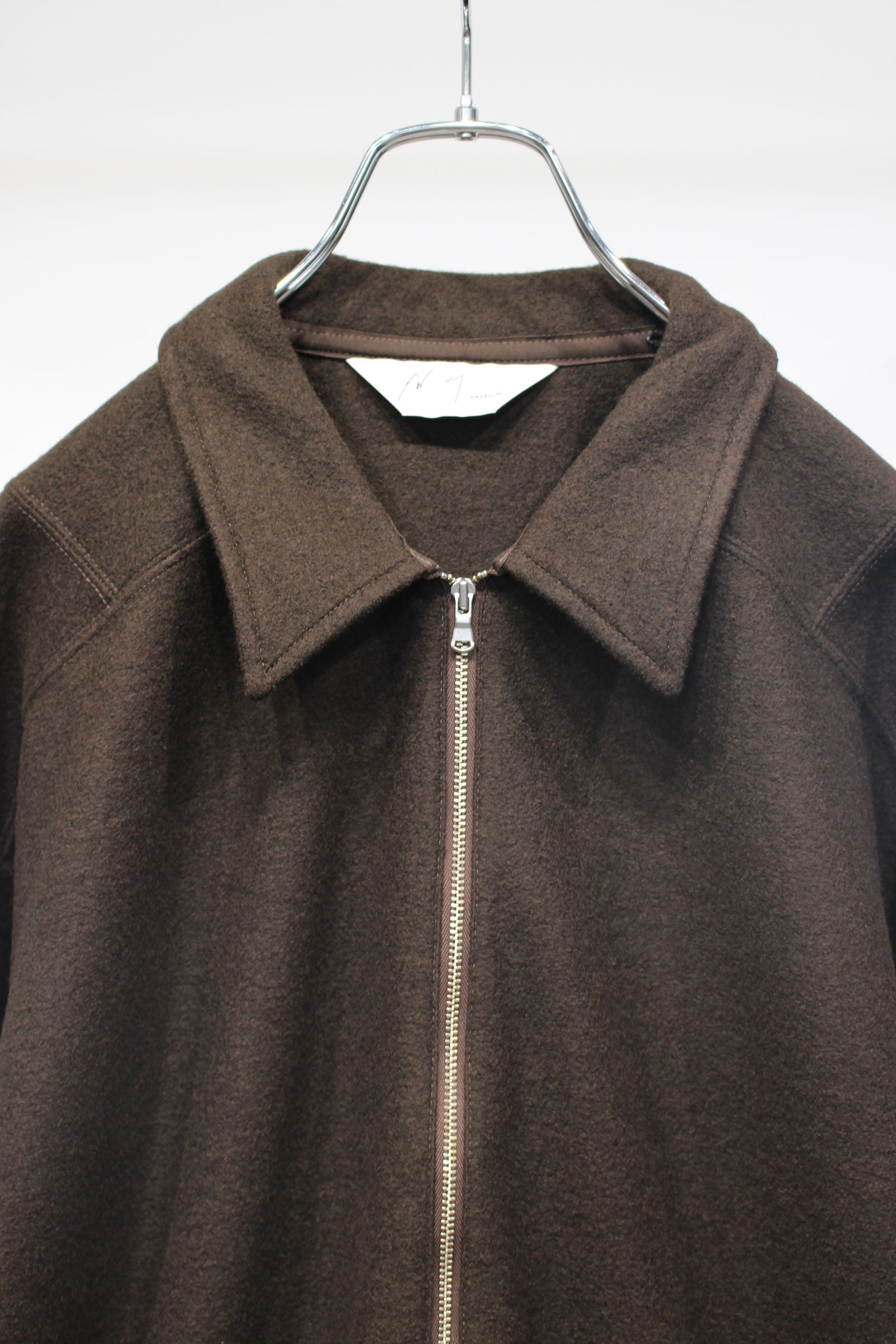 WOOL PULL OVER SHIRT | D.BROWN | プルオーバー