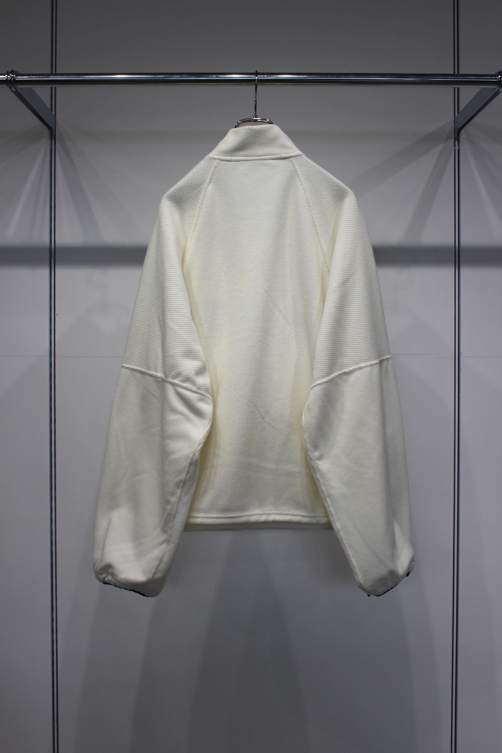 KIMONO ZIP FLEECE | WHITE | フリース
