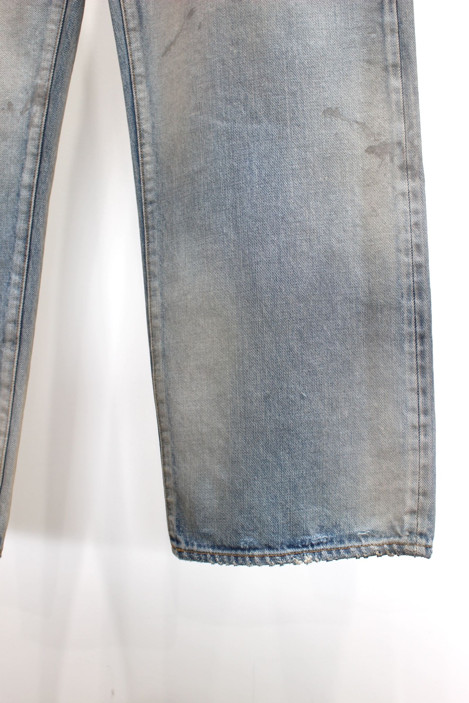 ANCELLM AGING STRAIGHT 5P DENIM PANTS INDIGO 通販ページ