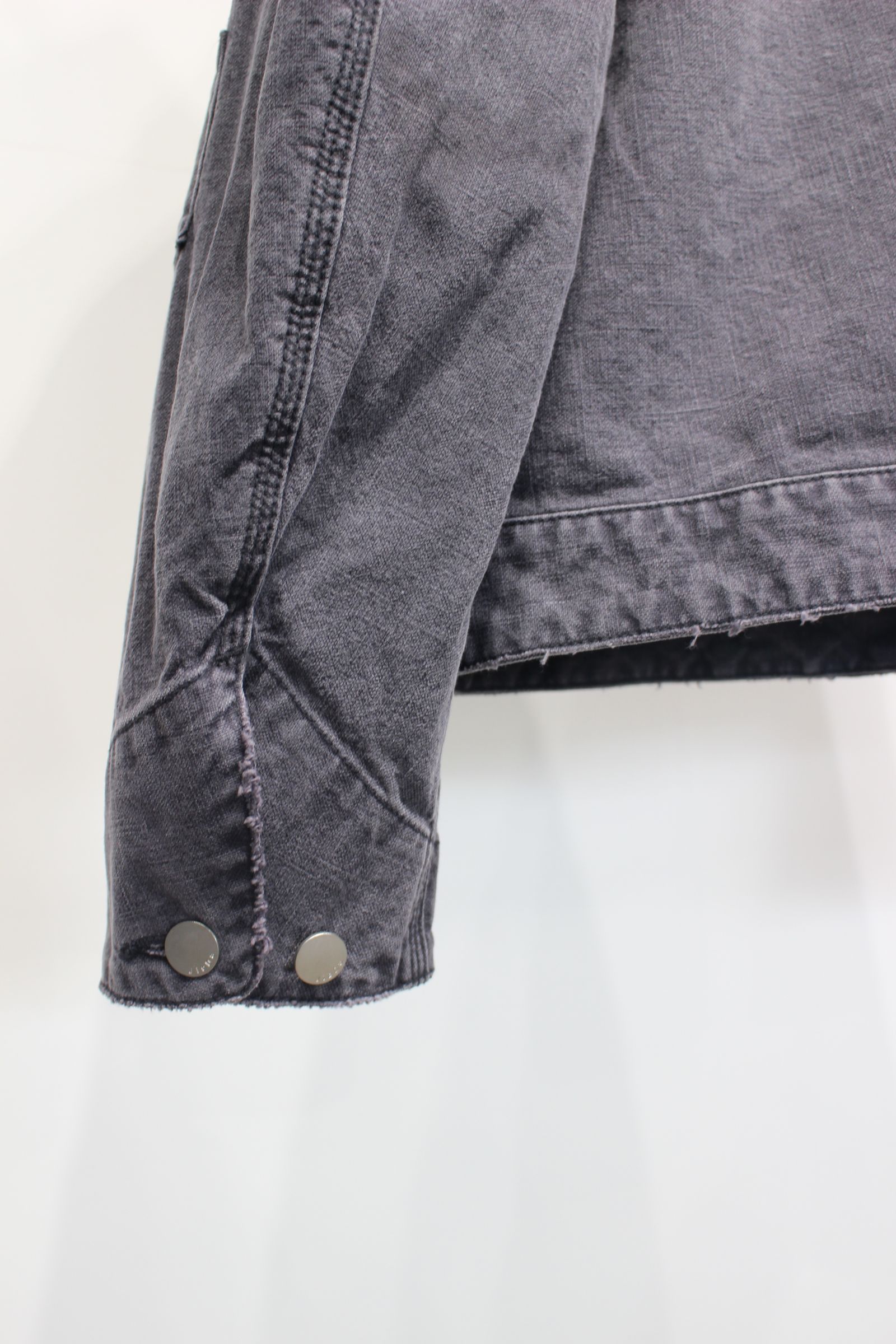 DUCK DAMAGE ZIP JACKET | BLACK | ダックジャケット