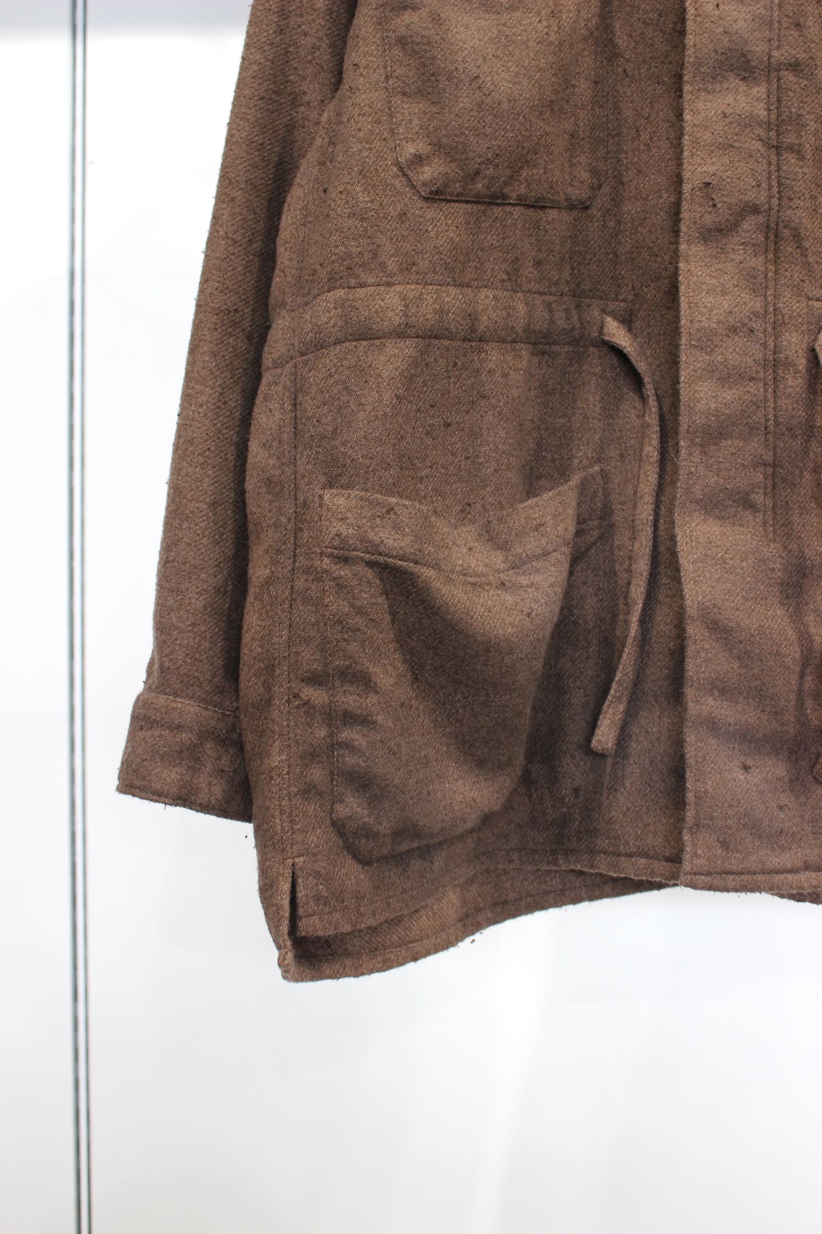 ANCELLM - PILLING SHIRT JACKET | TERRACOTTA | ジャケット | NapsNote