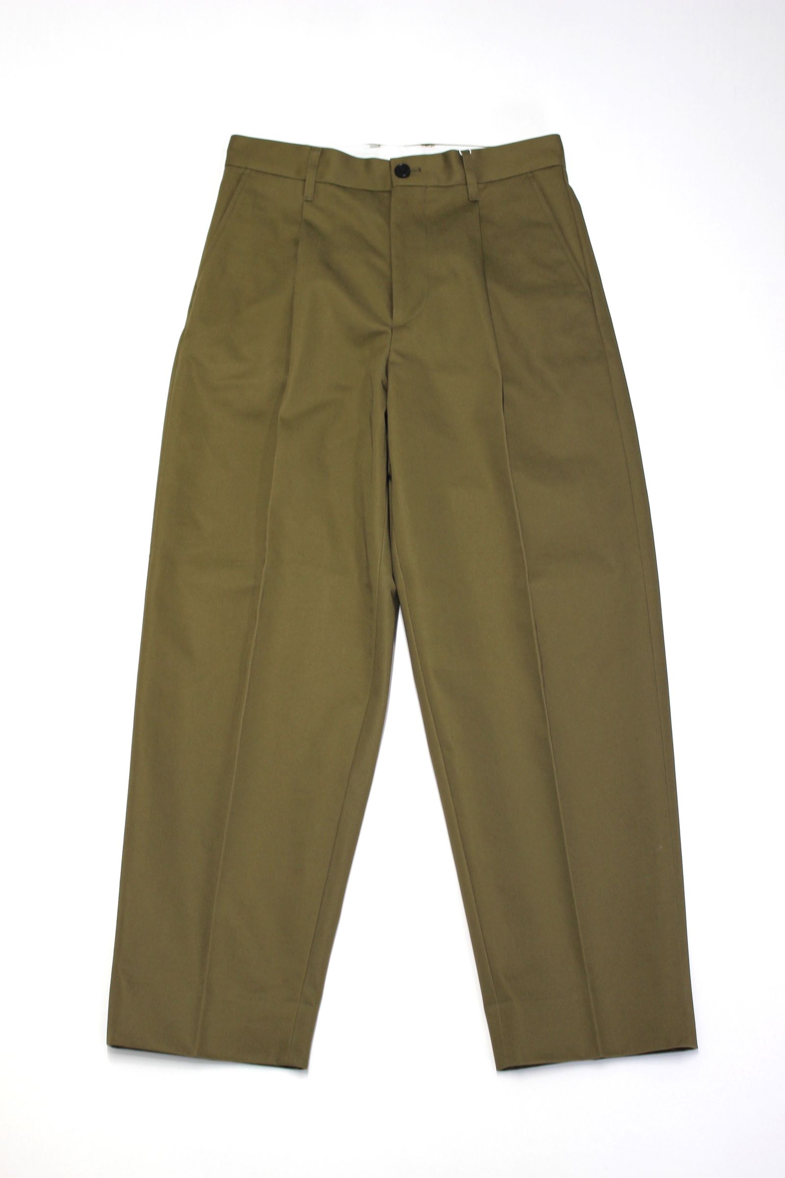 UNIVERSAL PRODUCTS - COTTON 1TUCK TROUSERS/コットン1