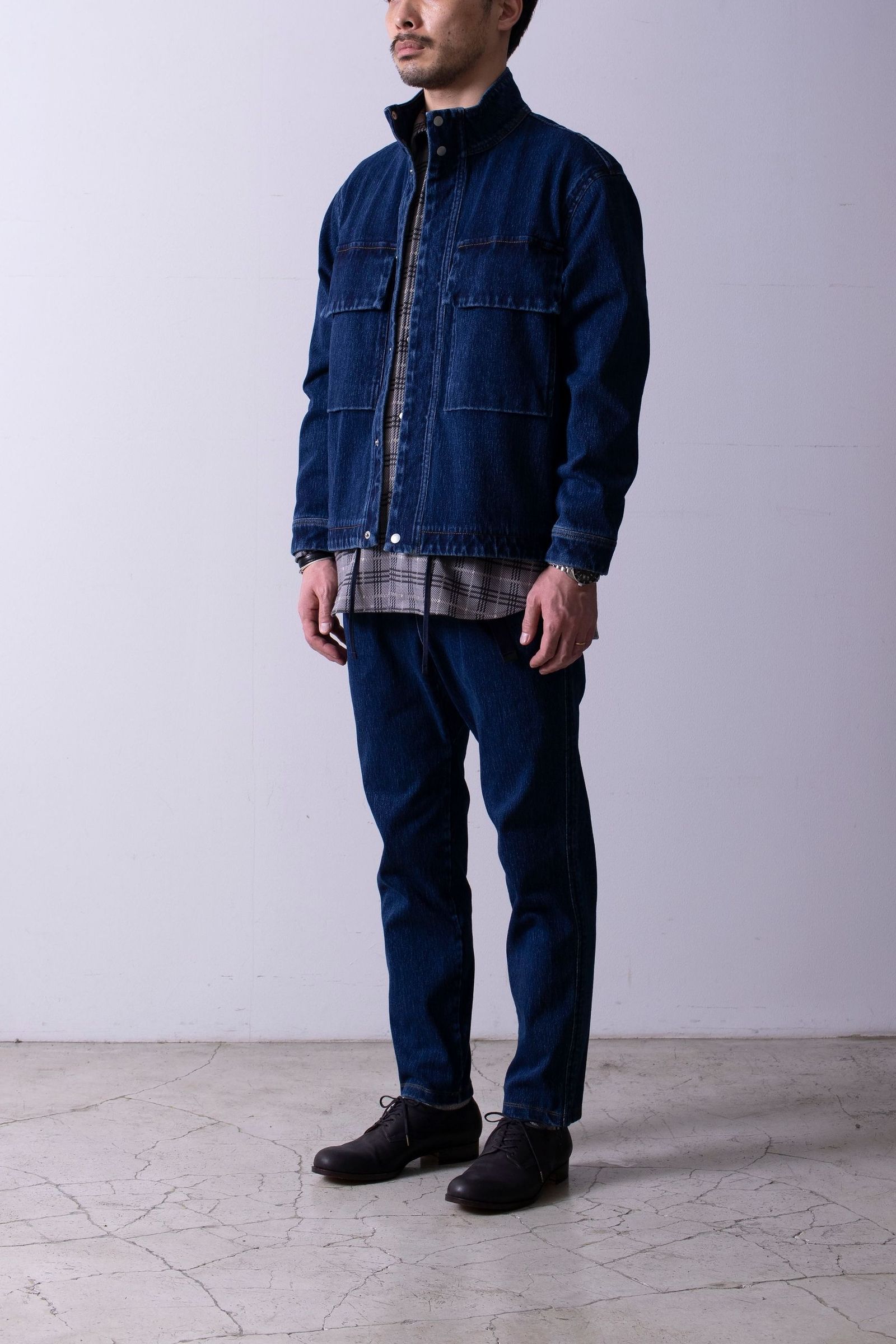 MAZARINE EZ TP TROUSERS/デニムクライミングパンツ