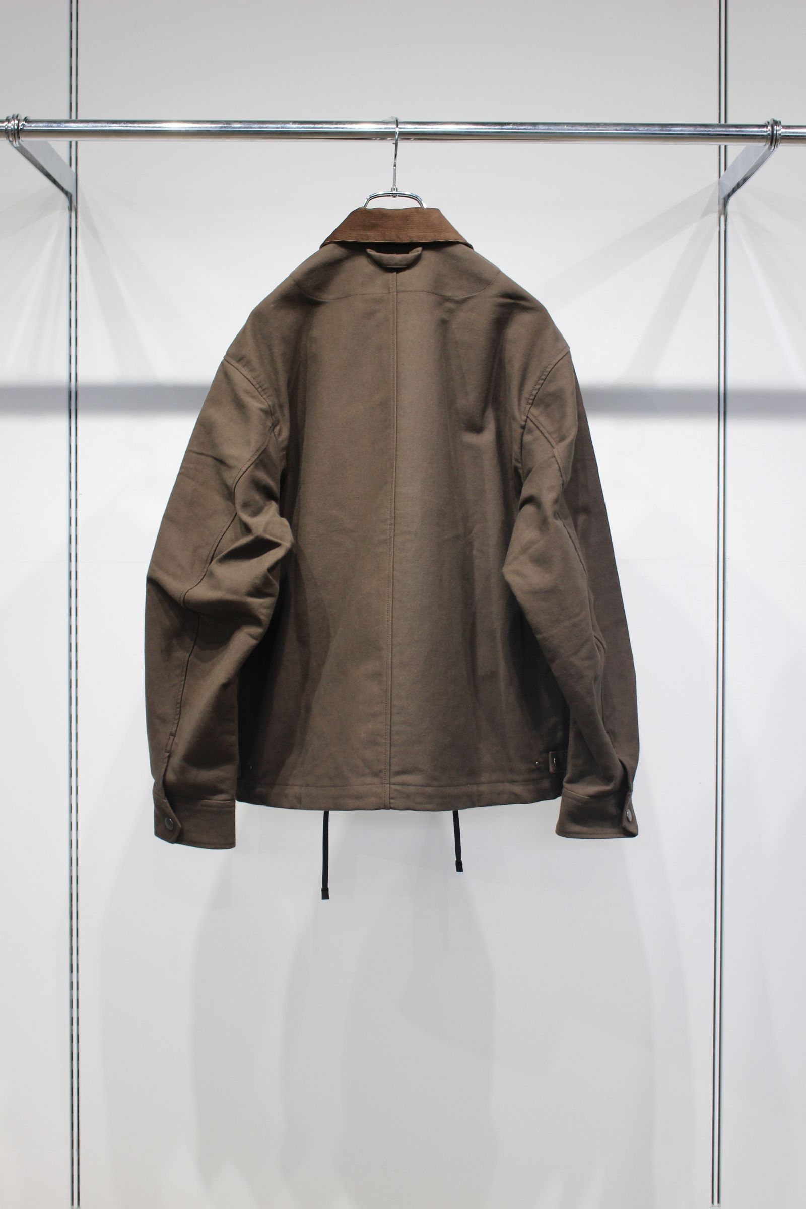 JENS SHORT BLOUSON "moleskin" | KHAKI | ブルゾン