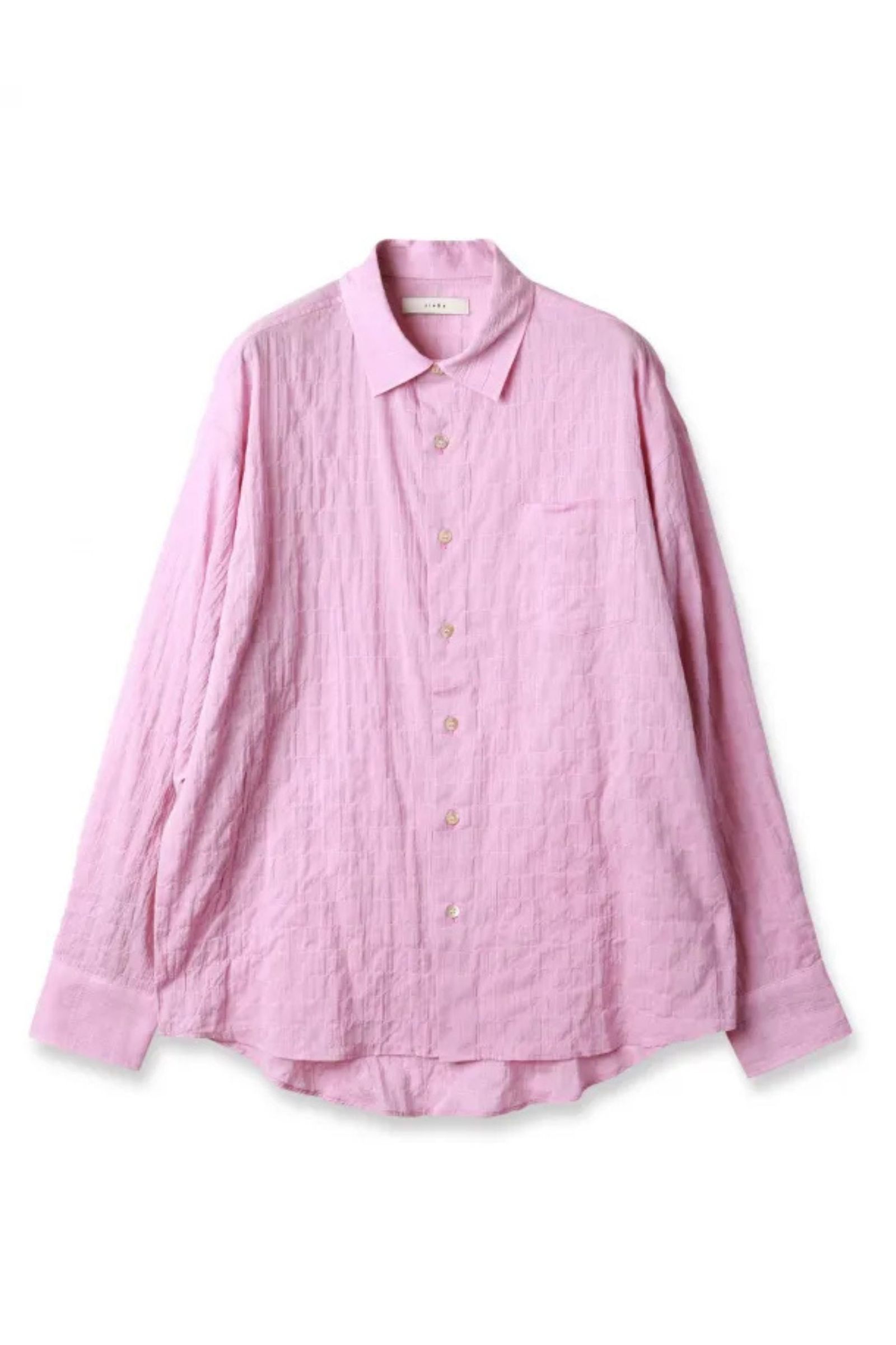 WRINKLE SHIRT | PINK | シャツ