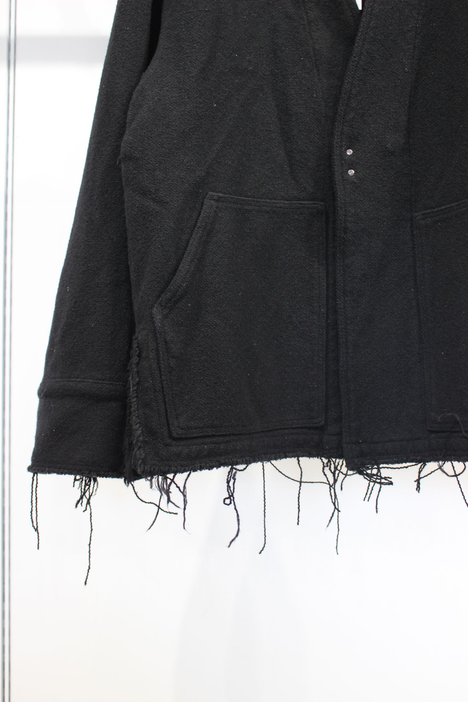 ANCELLM - W/S COLLARLESS JACKET/BLACK | NapsNote