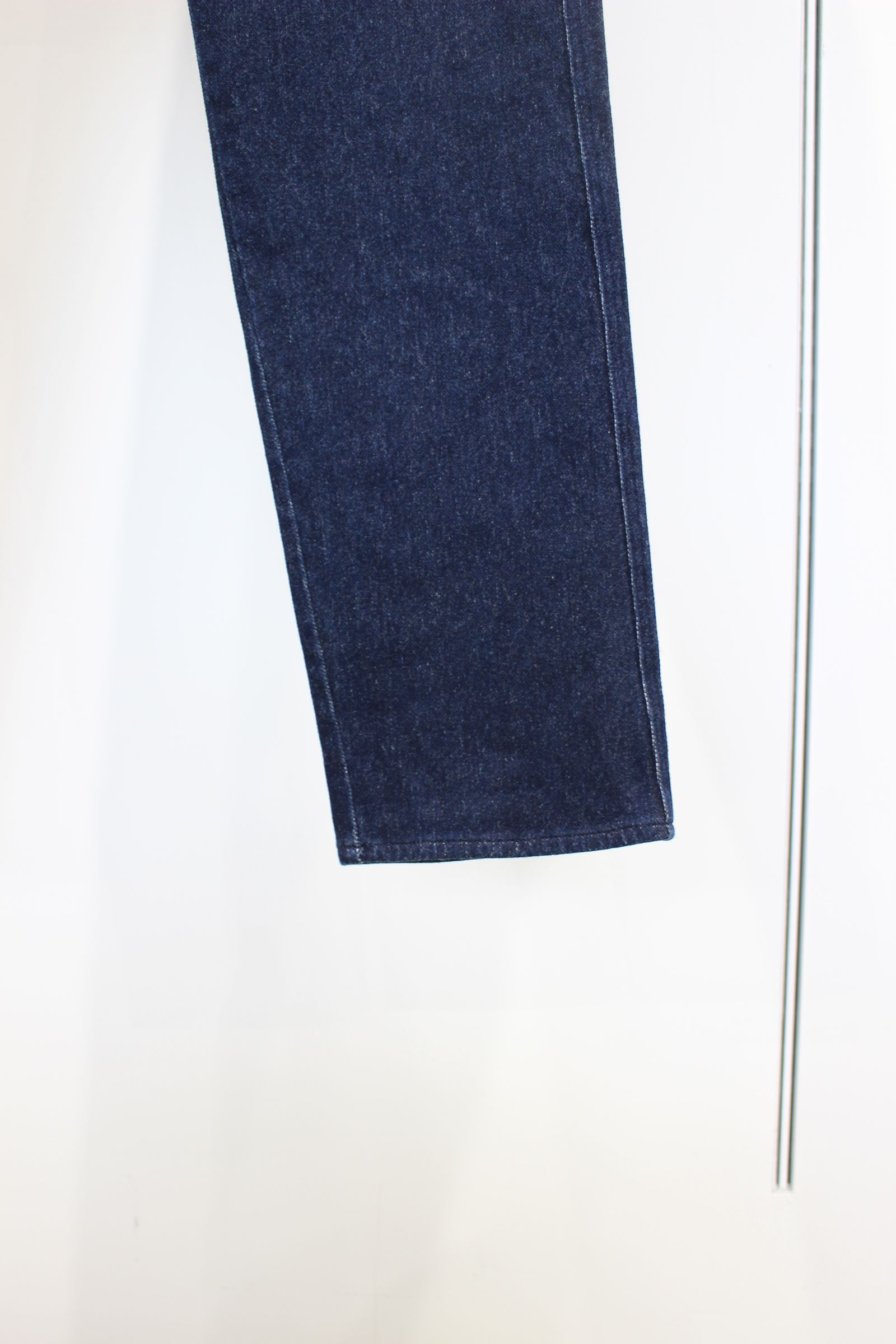 DENIM SLIM FIT TROUSERS -ONE WASHED- | WASHED INDIGO | デニム