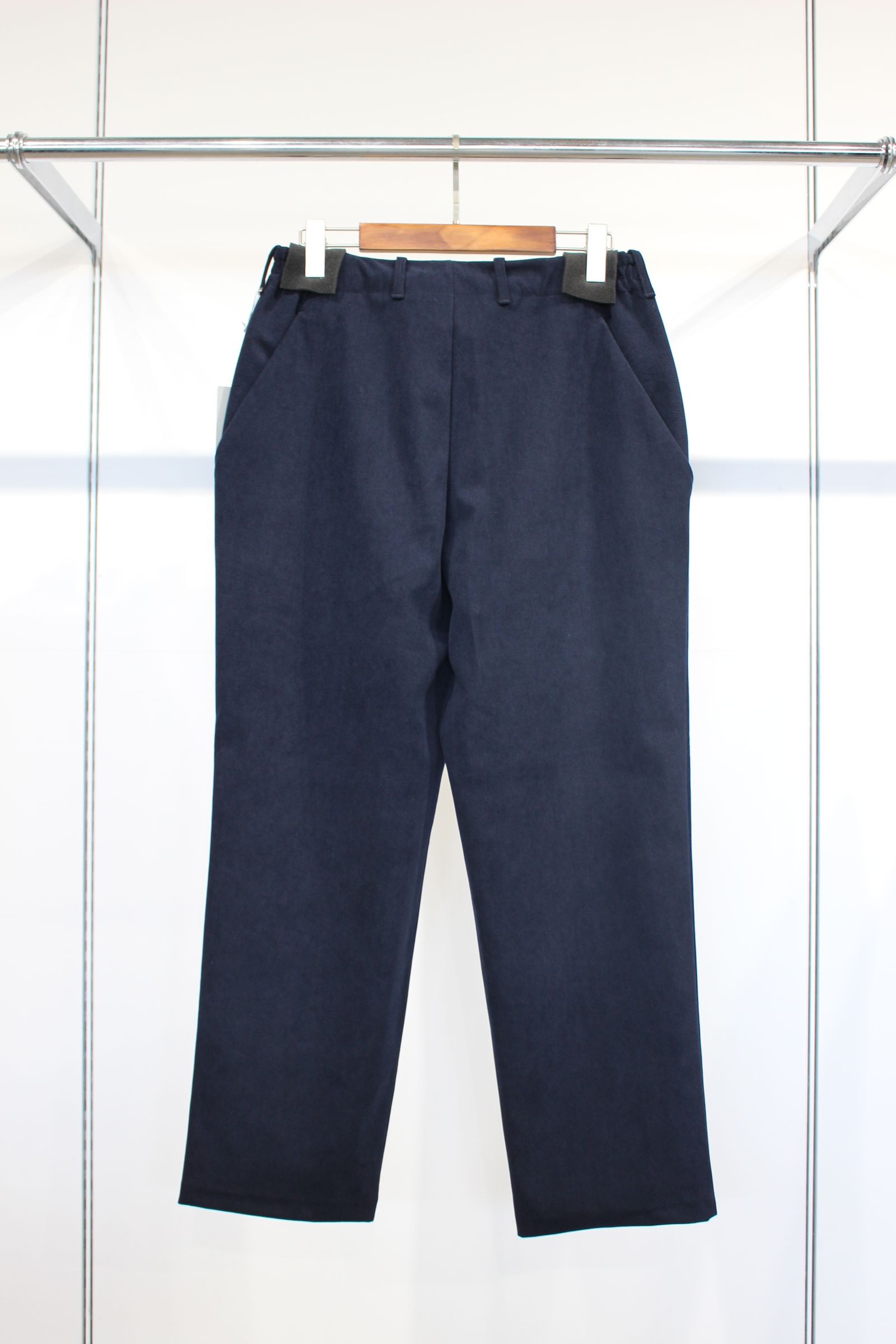 TRICOT CORDUROY MIRROR POCKET PANTS | NAVY | コーデュロイパンツ