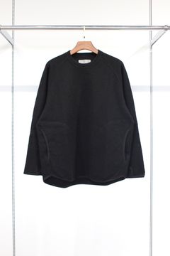 KNIT-SAWN P/O/BLACK