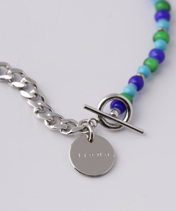 SWITCHING BEADS NECKLACE | BLUE NAVY | ネックレス