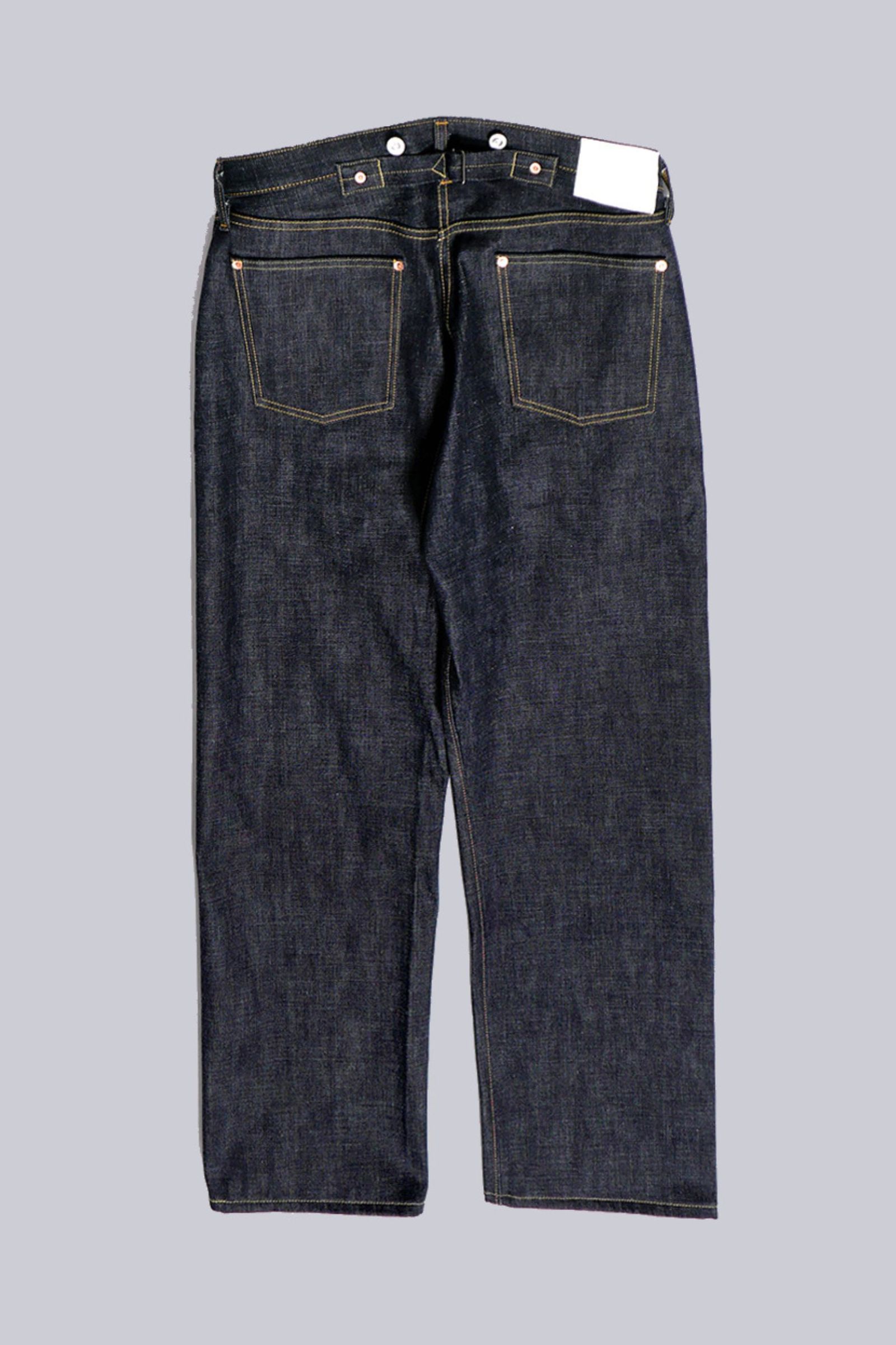 "RIGID"NATURAL INDIGO SHUTTLE DENIM SINGLE NEEDLE 201 No2 JEANS | NAVY | デニムパンツ