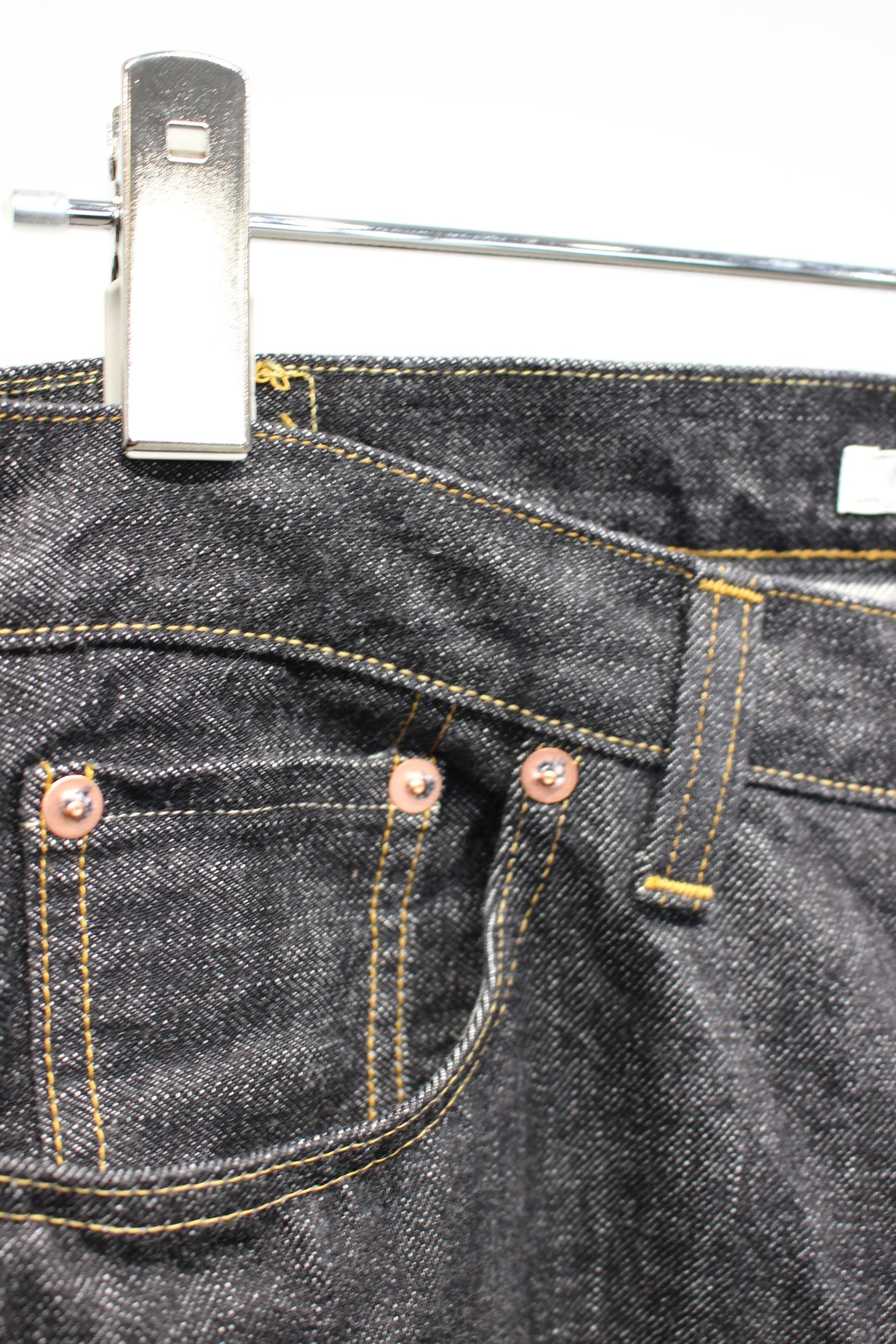 [ラスト1点] "1953XX" SHUTTLE DENIM TROUSERS | BLACK | デニム