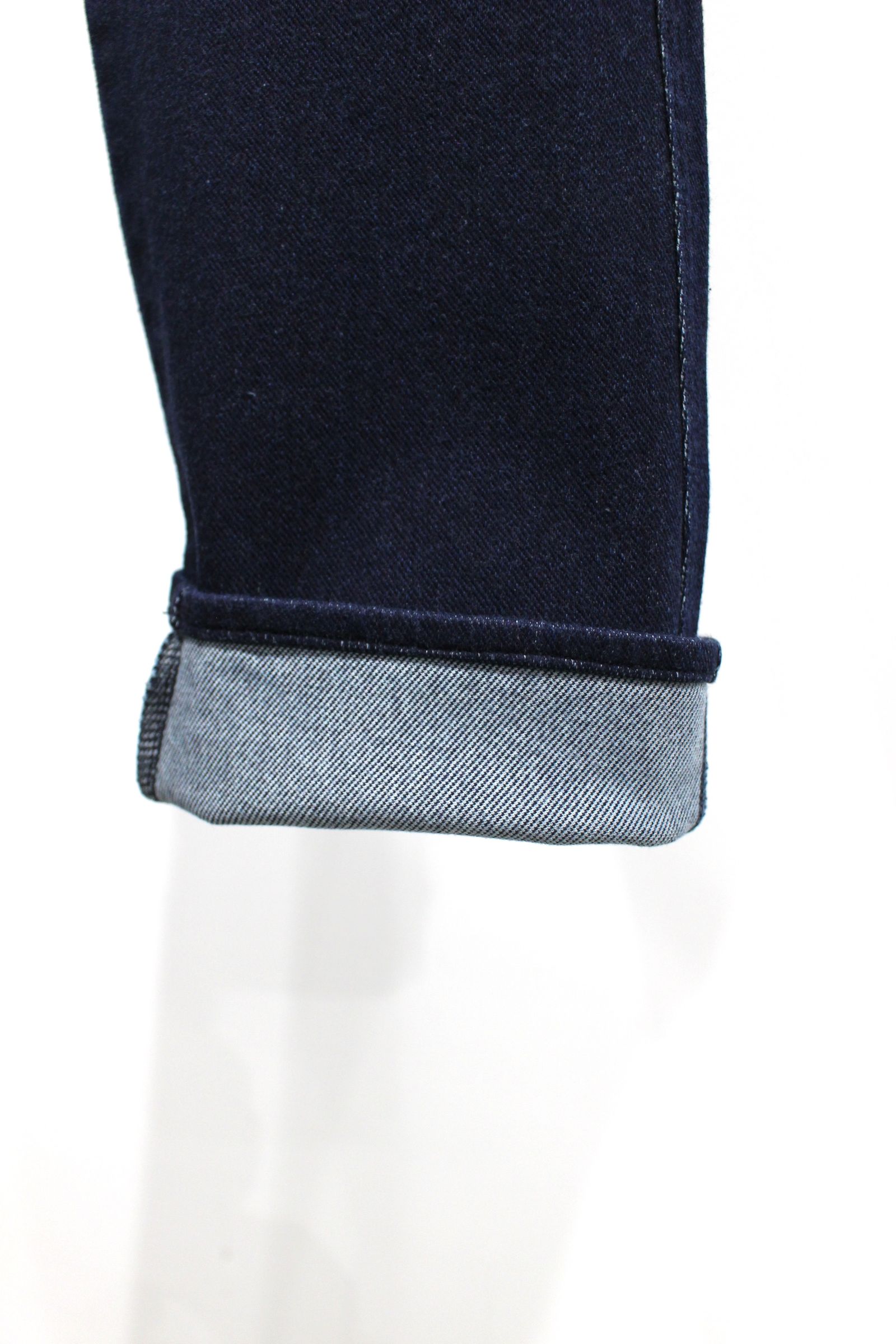 INDIGO SLIM FIT TROUSERS -ONE WASHED-/WASHED INDIGO