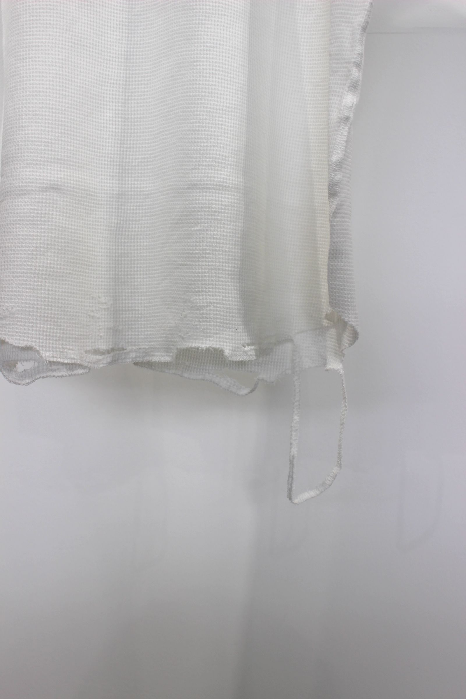 ANCELLM - DAMAGE WAFFLE TANK TOP/GREIGE | NapsNote