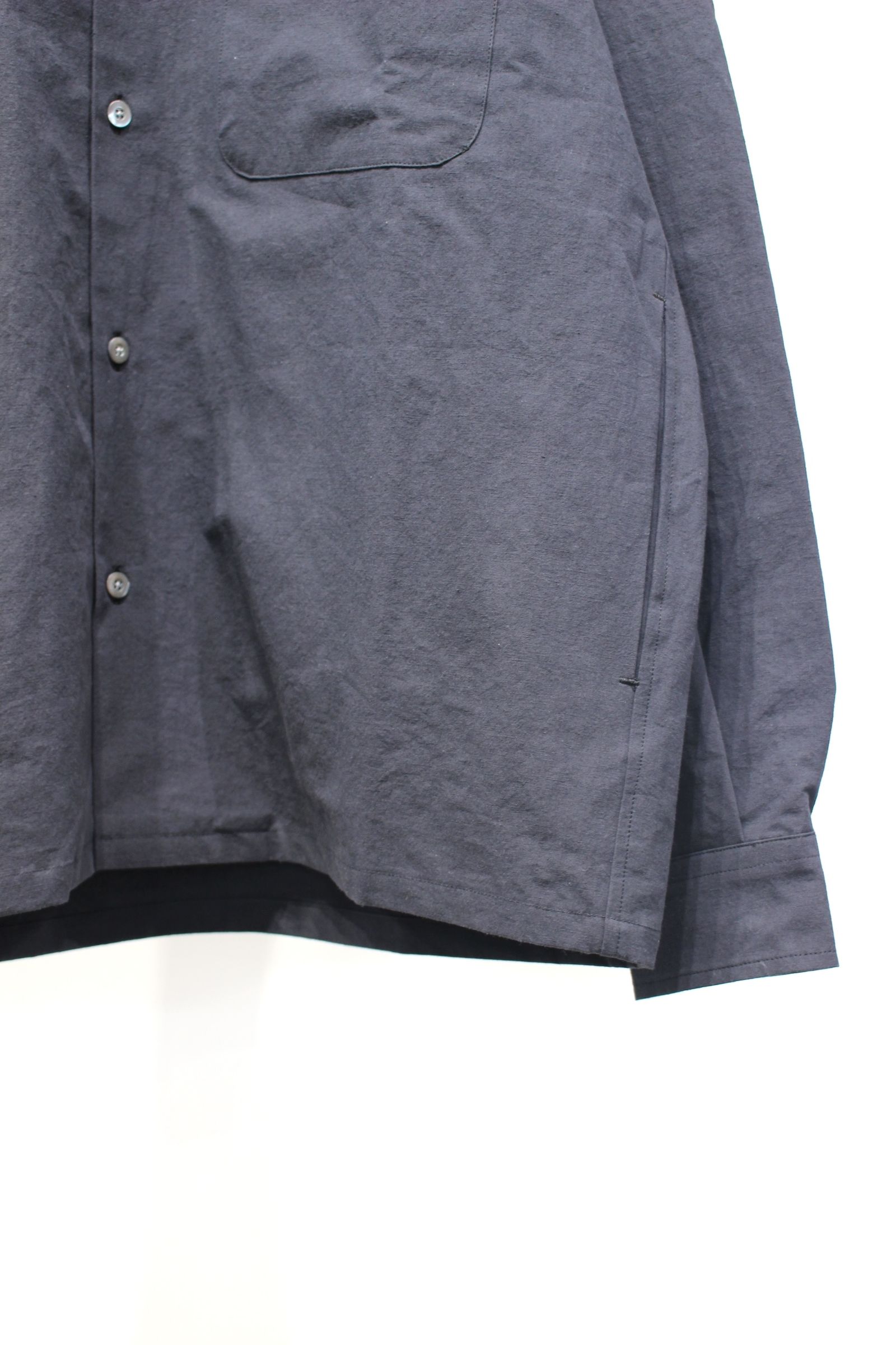 COTTON / LINEN WASHER JACKET | SUMIKORO | シャツ
