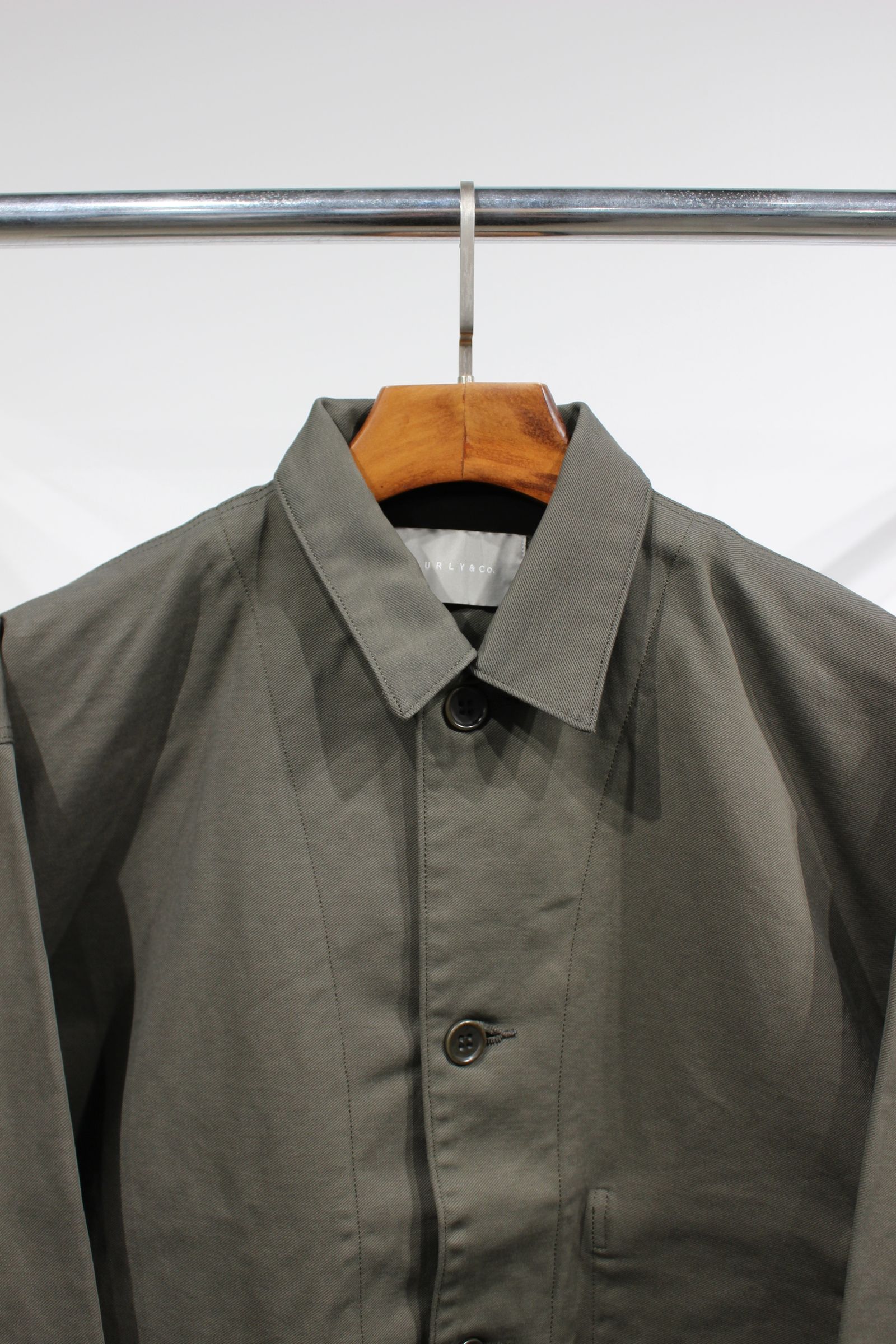 HARD TWILL COVERALL/OLIVE