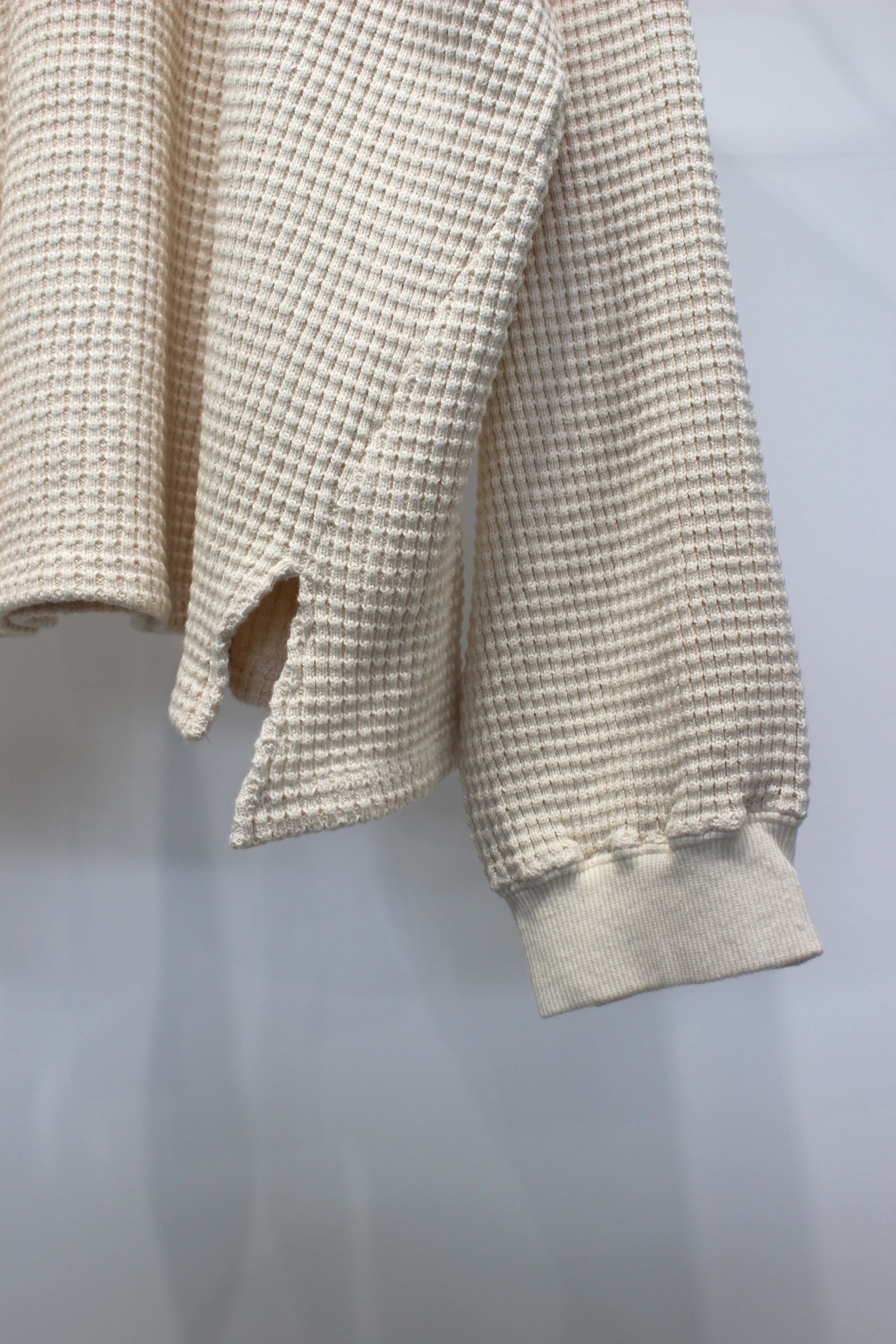 HEAVY WAFFLE OVER LS | IVORY | ヘビーワッフル