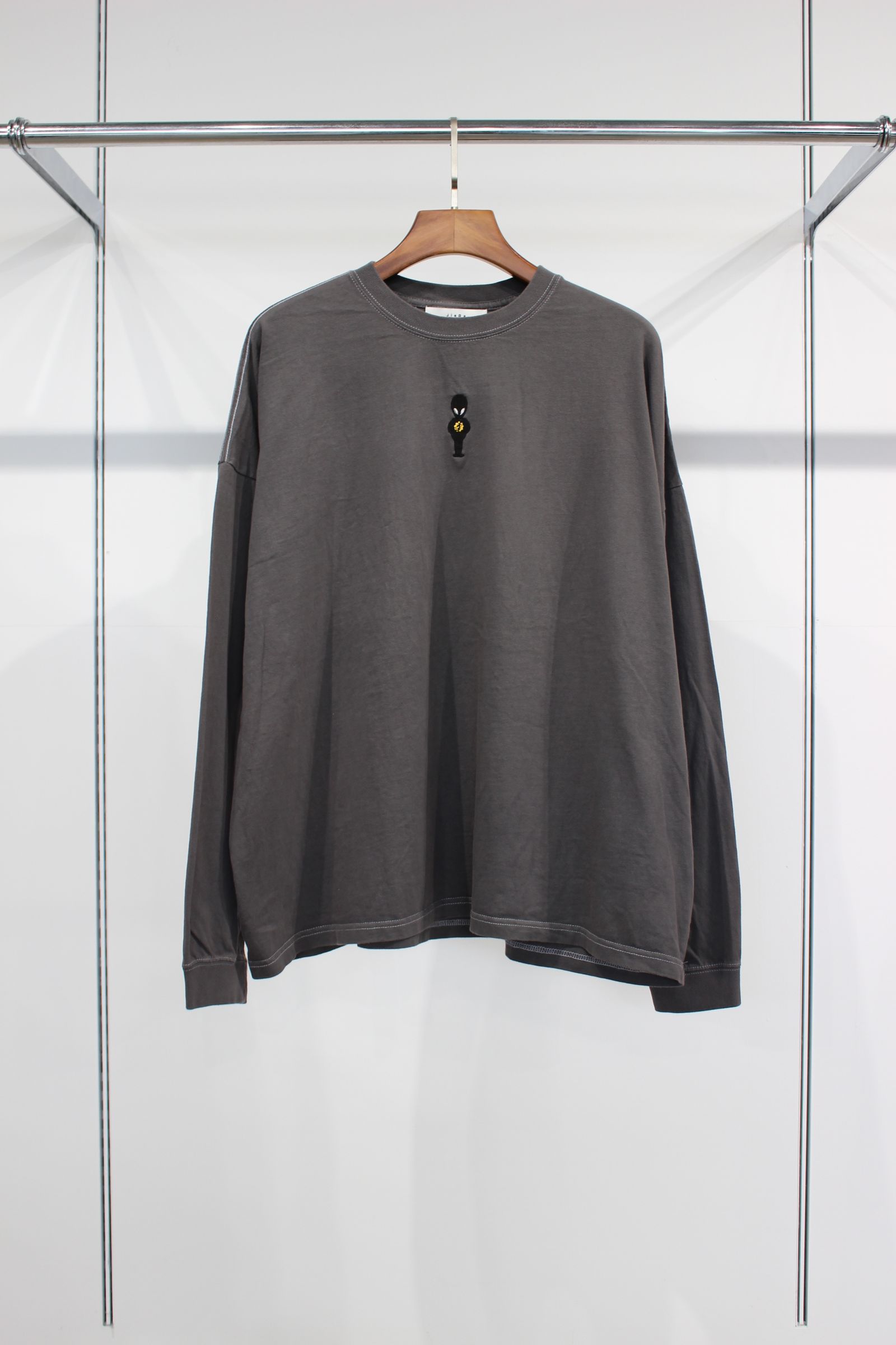 ALIEN PIGMENT OVER SIZE L/S | BLACK | カットソー